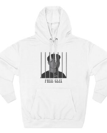 Free Clix Three-Panel Fleece Hoodie