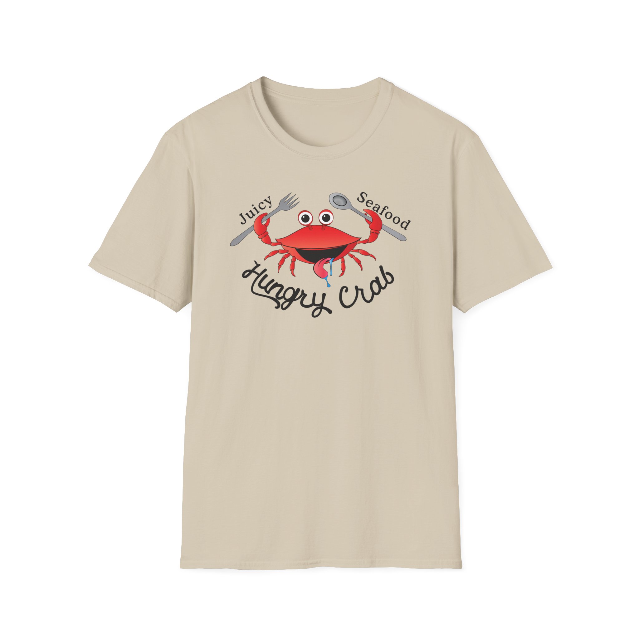 Hungry Box Hungry Crab Juicy Seafood Unisex Softstyle T-Shirt