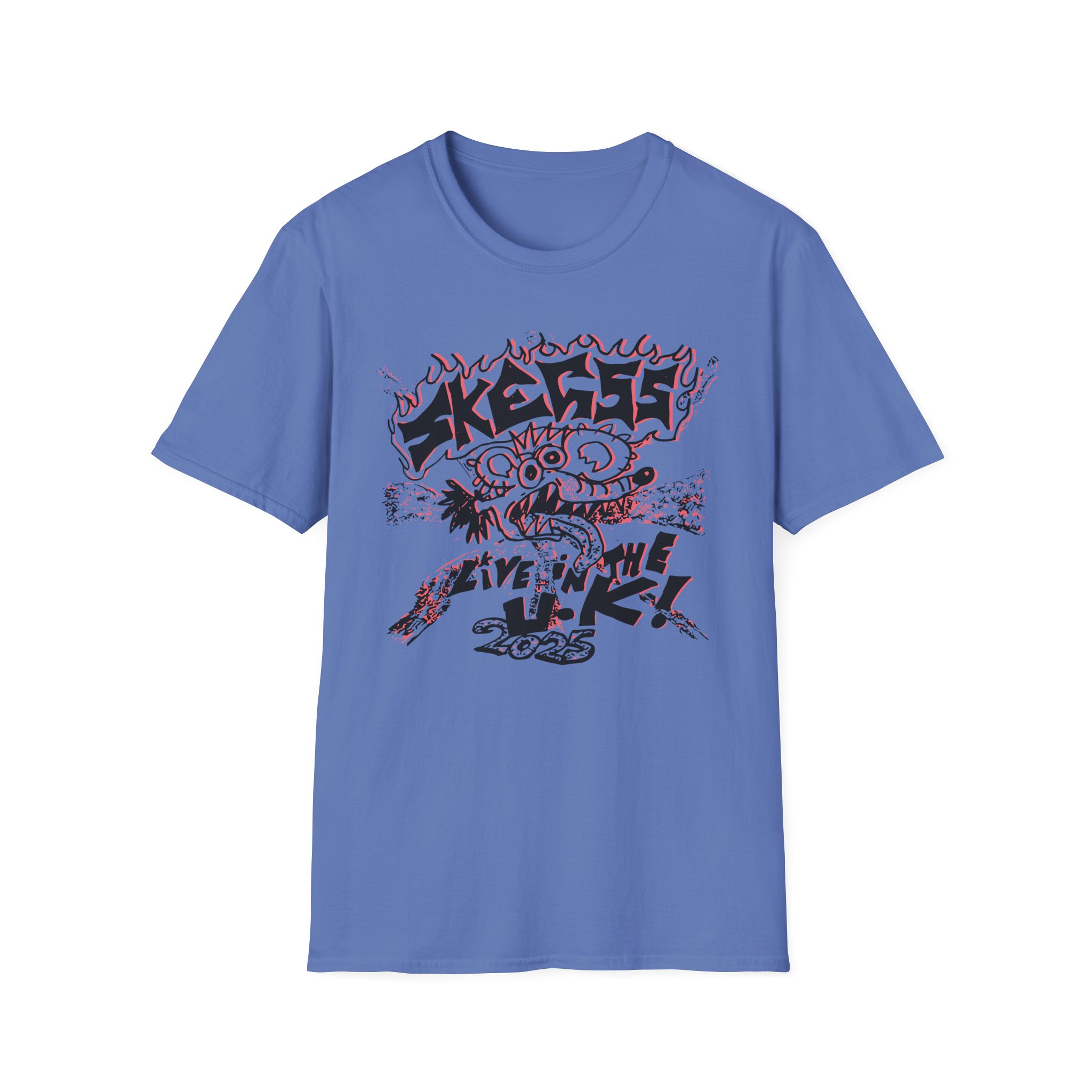 Skegss Live in the Uk 2025 Unisex Softstyle T-Shirt