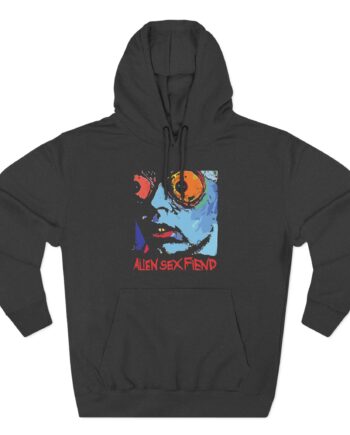 Alien Sex Fiend Acid Bath Three-Panel Fleece Hoodie