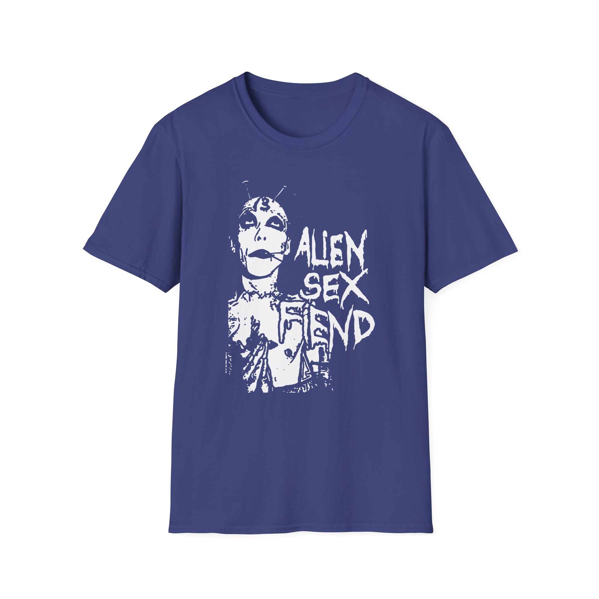 Alien Sex Fiend 13 Head Unisex Softstyle T-Shirt