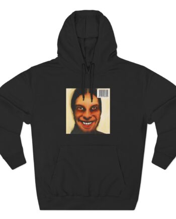 Aphex Twin I Care Because You Do  Album Cover Three-Panel Fleece Hoodie