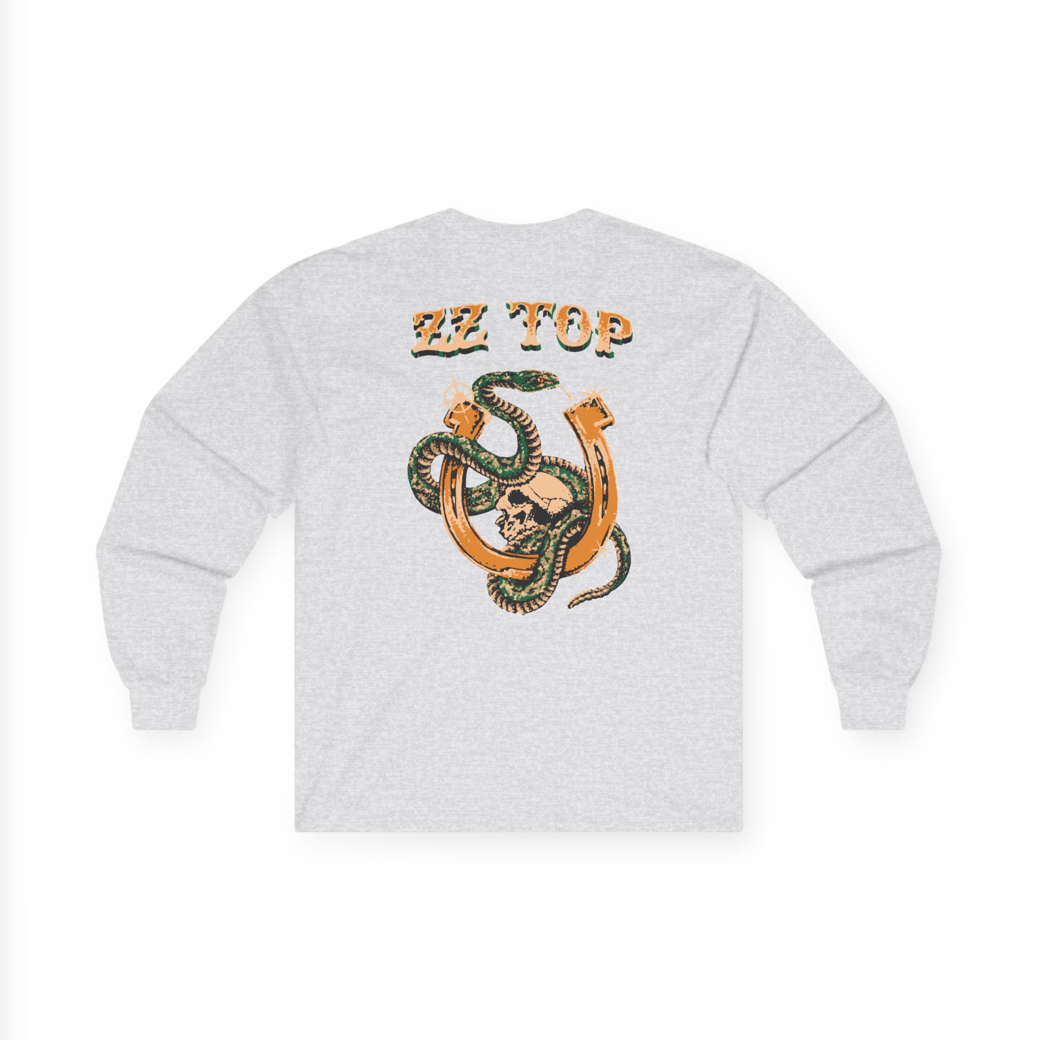 ZZ Top Snake Skull Unisex Ultra Cotton Long Sleeve Tee