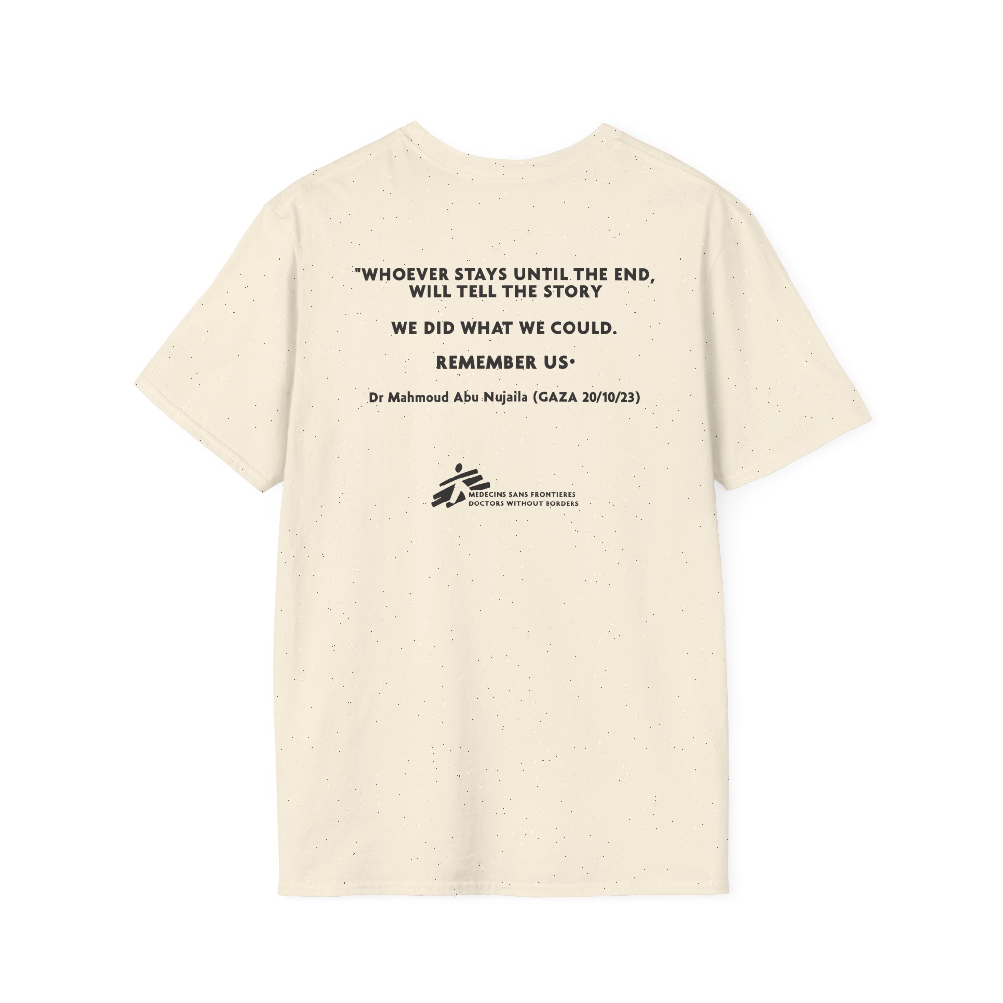 Massive Attack Ceasefire Now Msf Unisex Softstyle T-Shirt