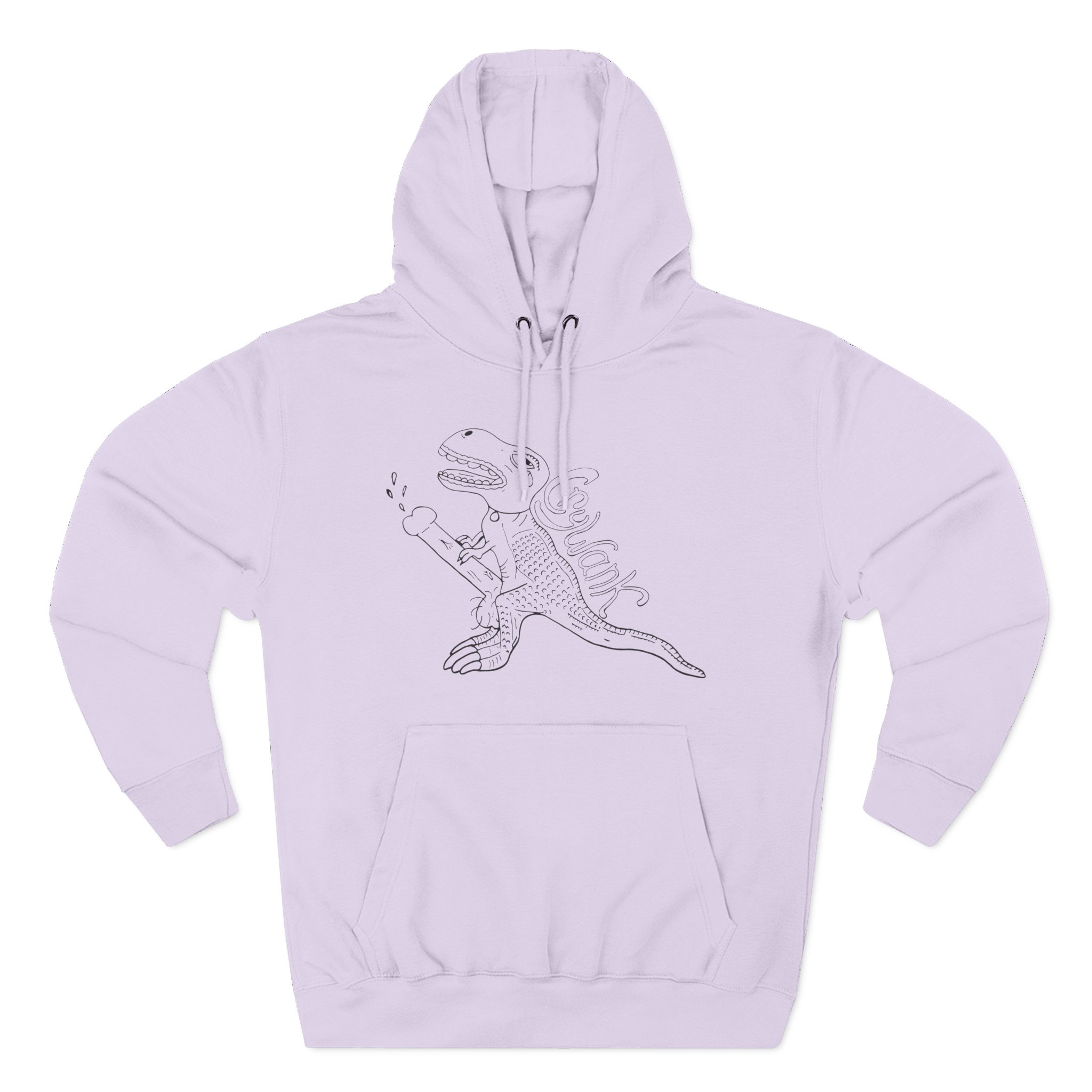 Crywank Three-Panel Fleece Hoodie
