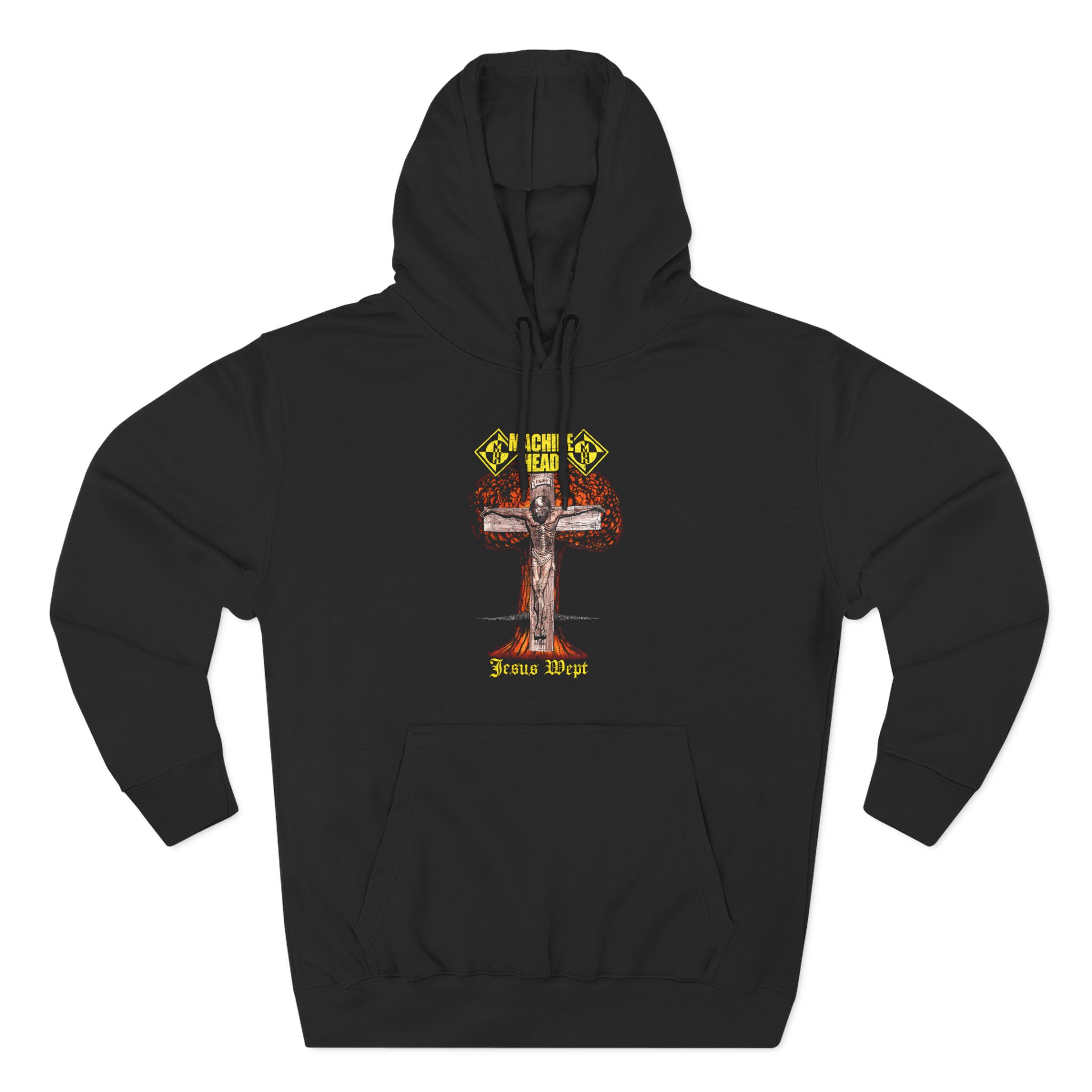 Machine Head Jesus Wept Three-Panel Fleece Hoodie