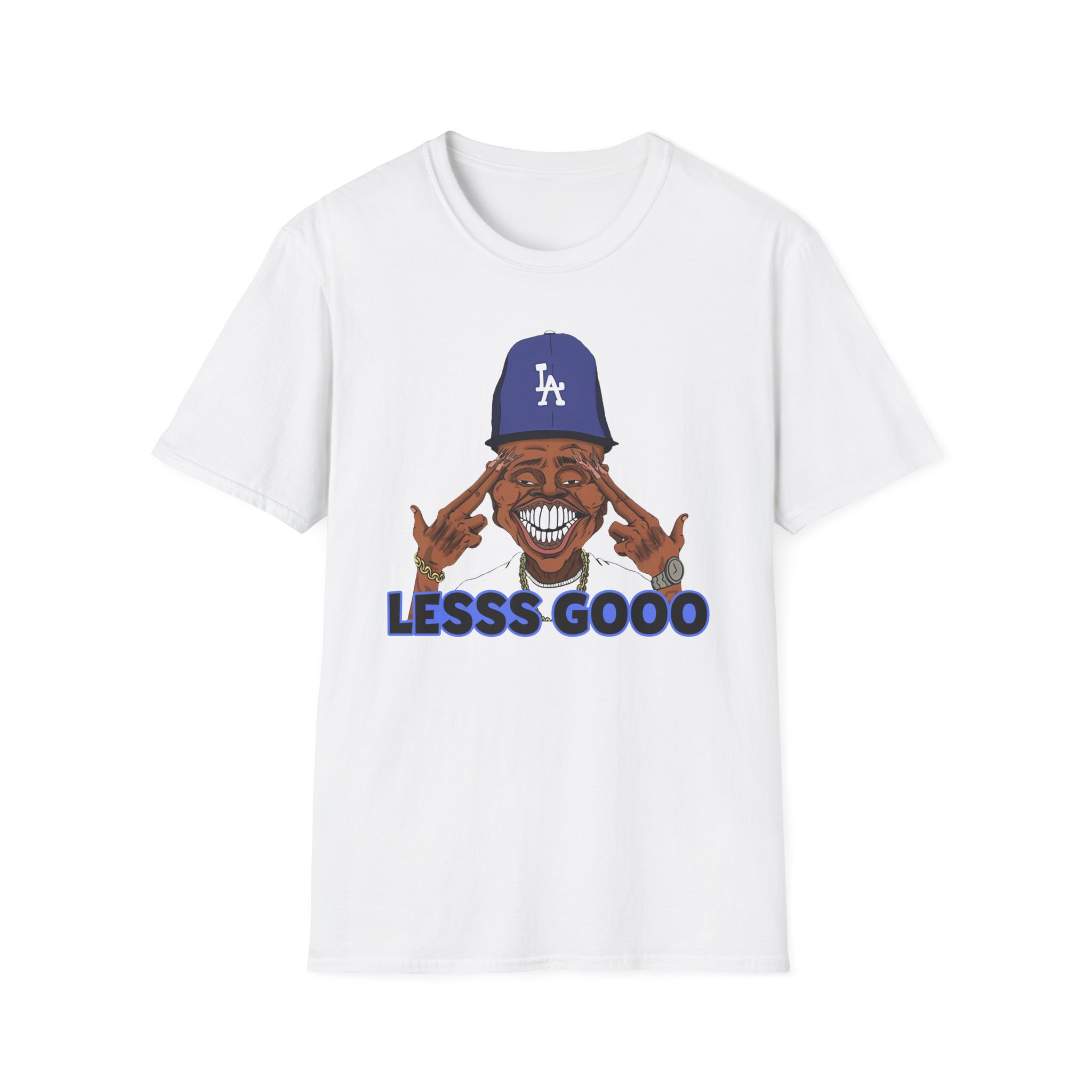 Papa Meat Lesss Gooo Unisex Softstyle T-Shirt