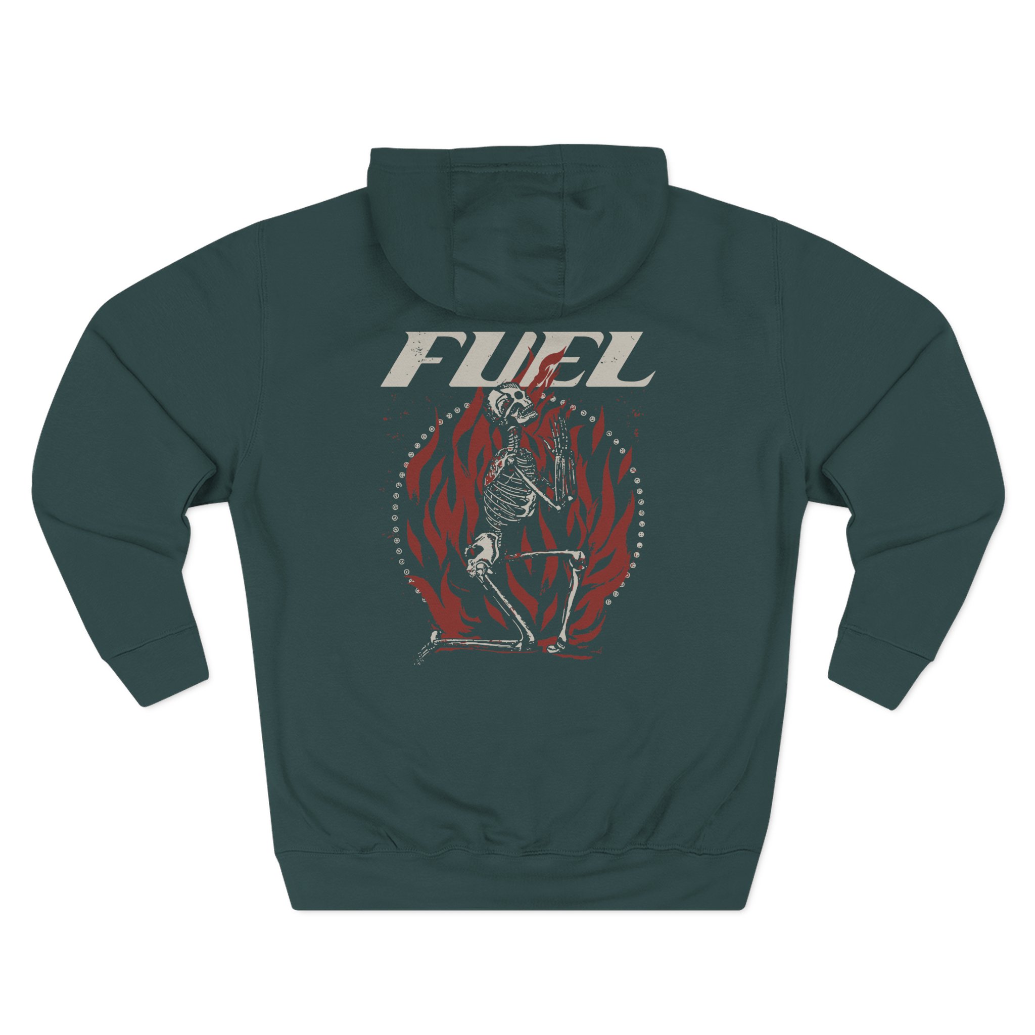 Fuel Camo "Flame Prayer" Three-Panel Fleece Hoodie