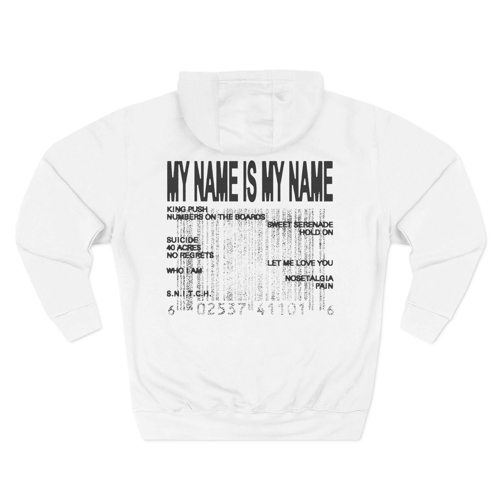 Clipse Mnimn Tracklist Three-Panel Fleece Hoodie