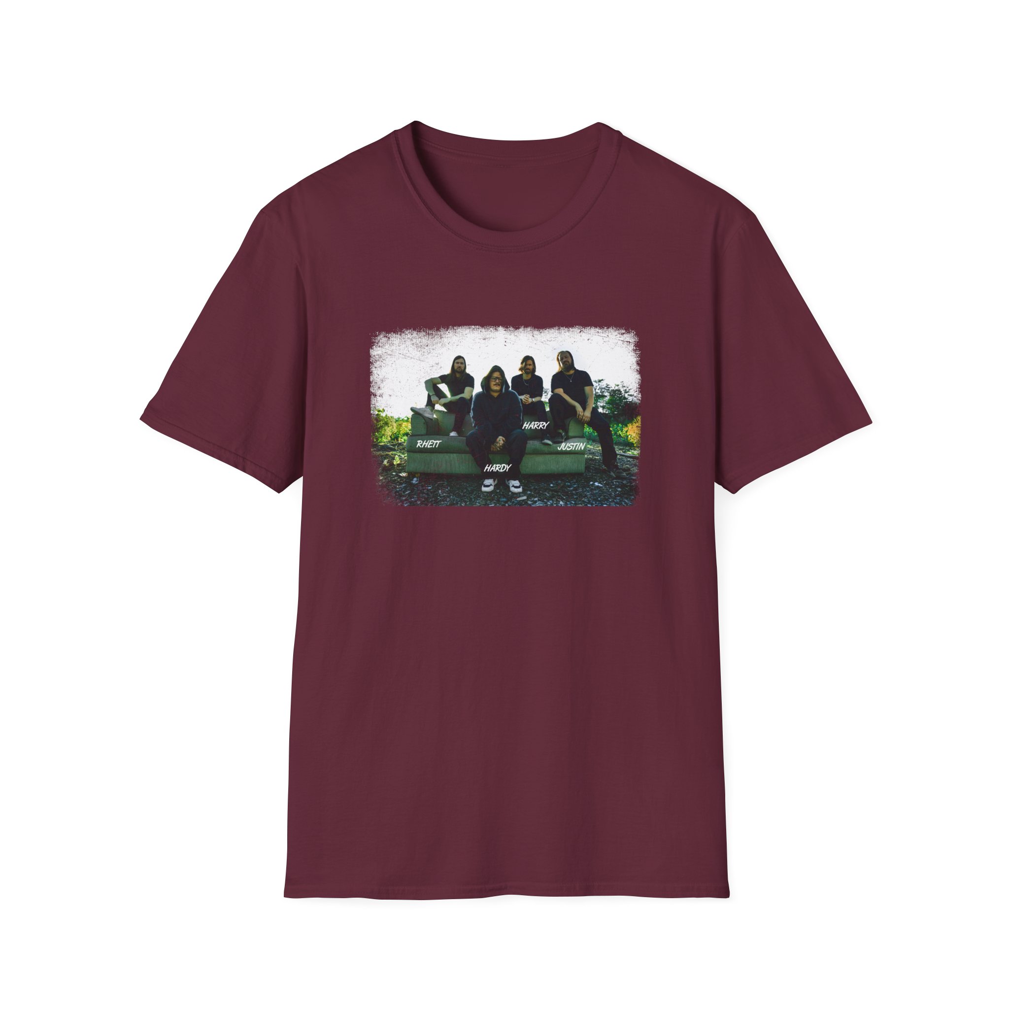 Hardy Band Photo Unisex Softstyle T-Shirt