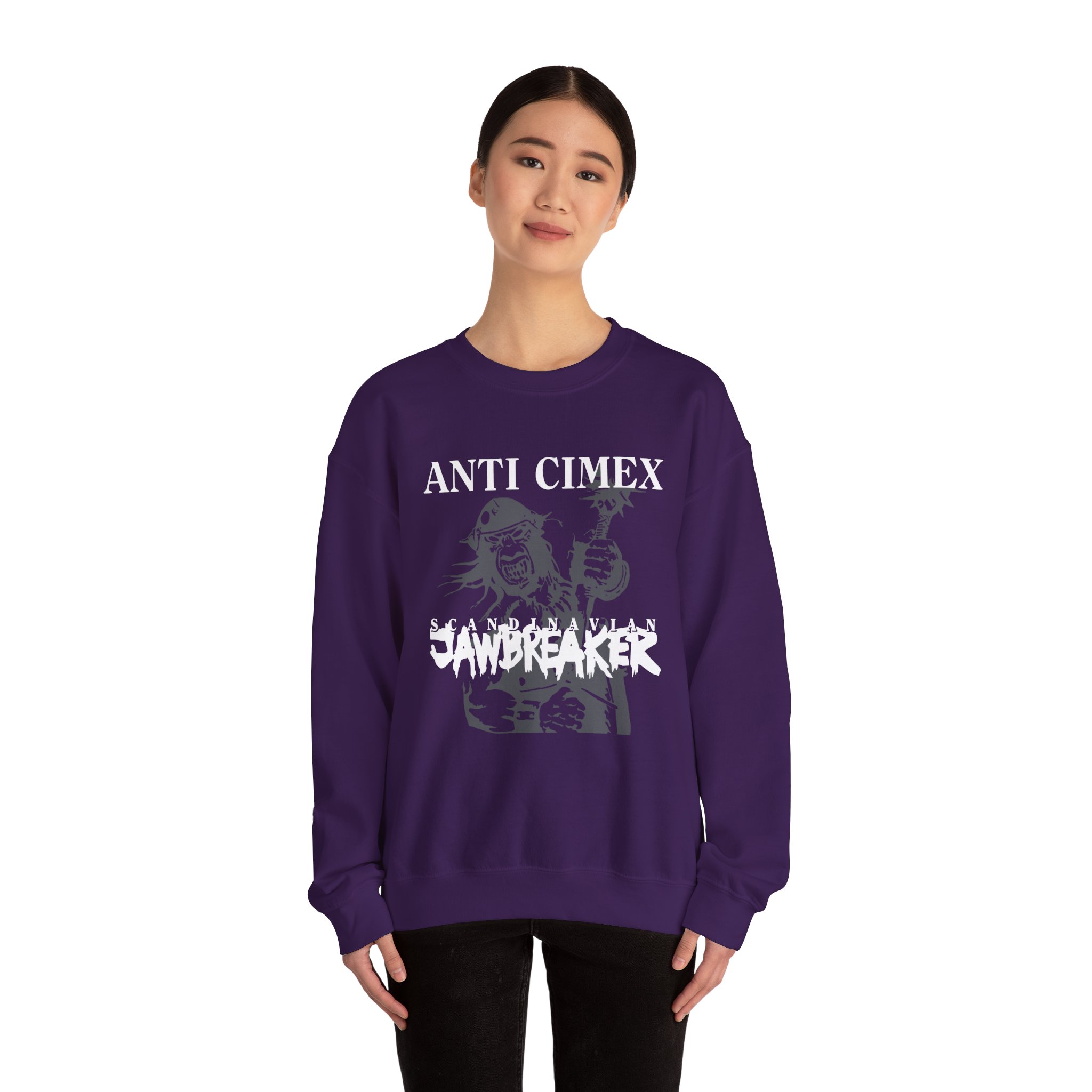 Anti Cimex Scandinavian Jawbreaker Unisex Heavy Blend Crewneck Sweatshirt