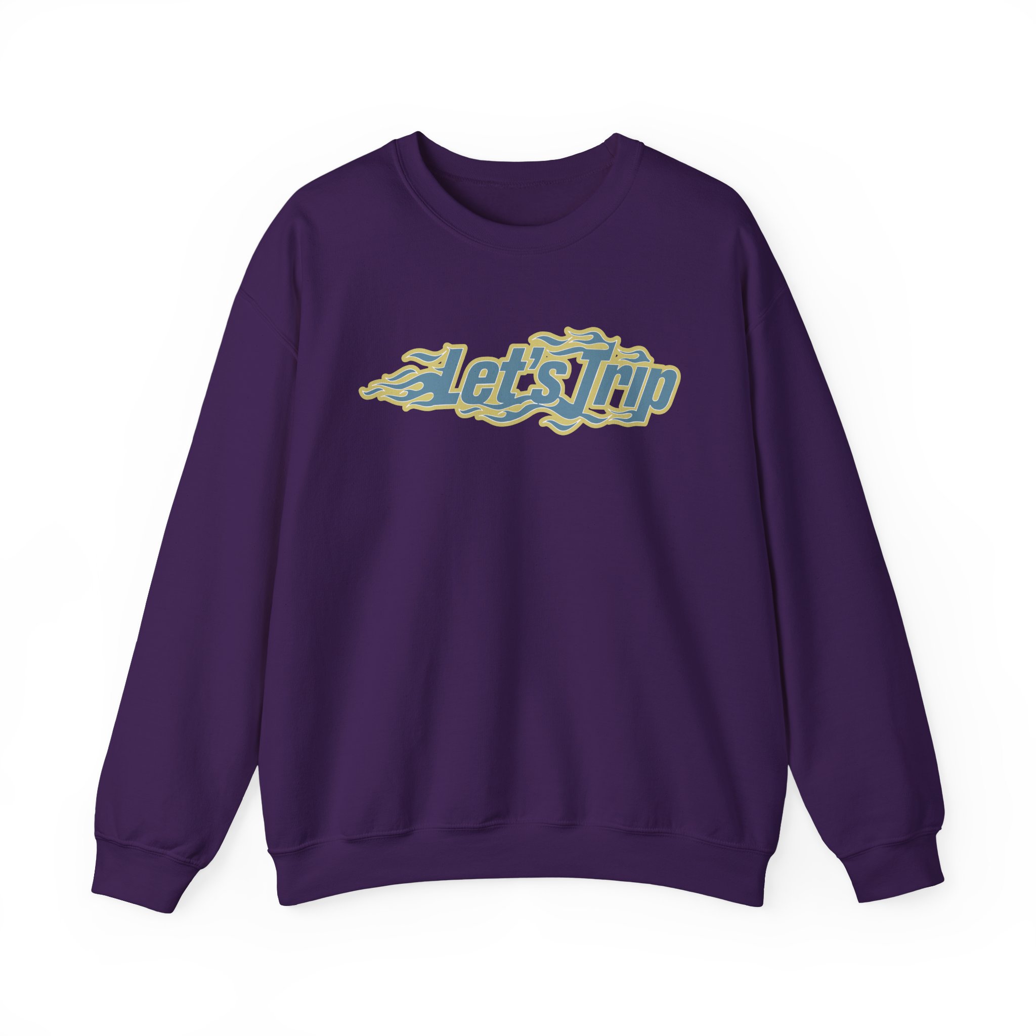 Sturniolo Let's Trip Flames Unisex Heavy Blendâ„¢ Crewneck Sweatshirt