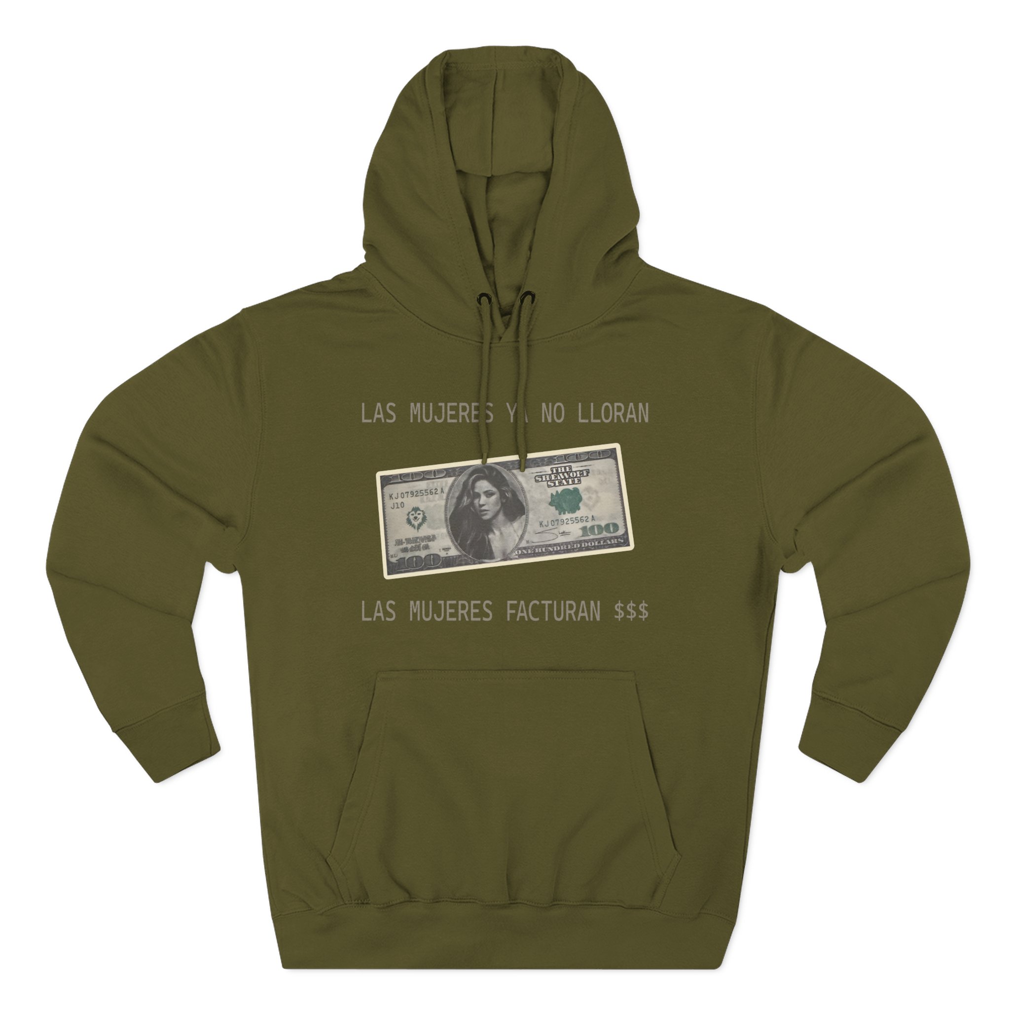 Shakira Dollar Bill Three-Panel Fleece Hoodie