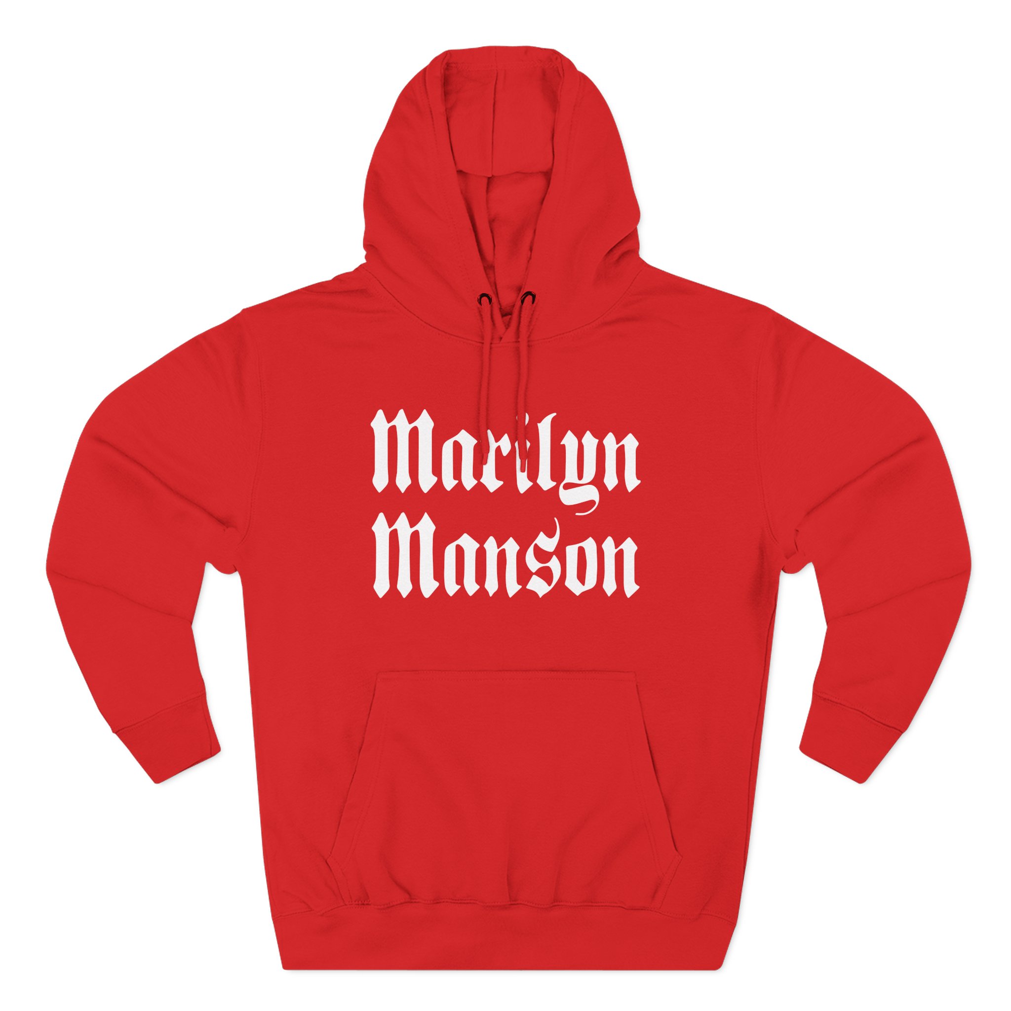 Marilyn Manson Goth Logo Three-Panel Fleece Hoodie