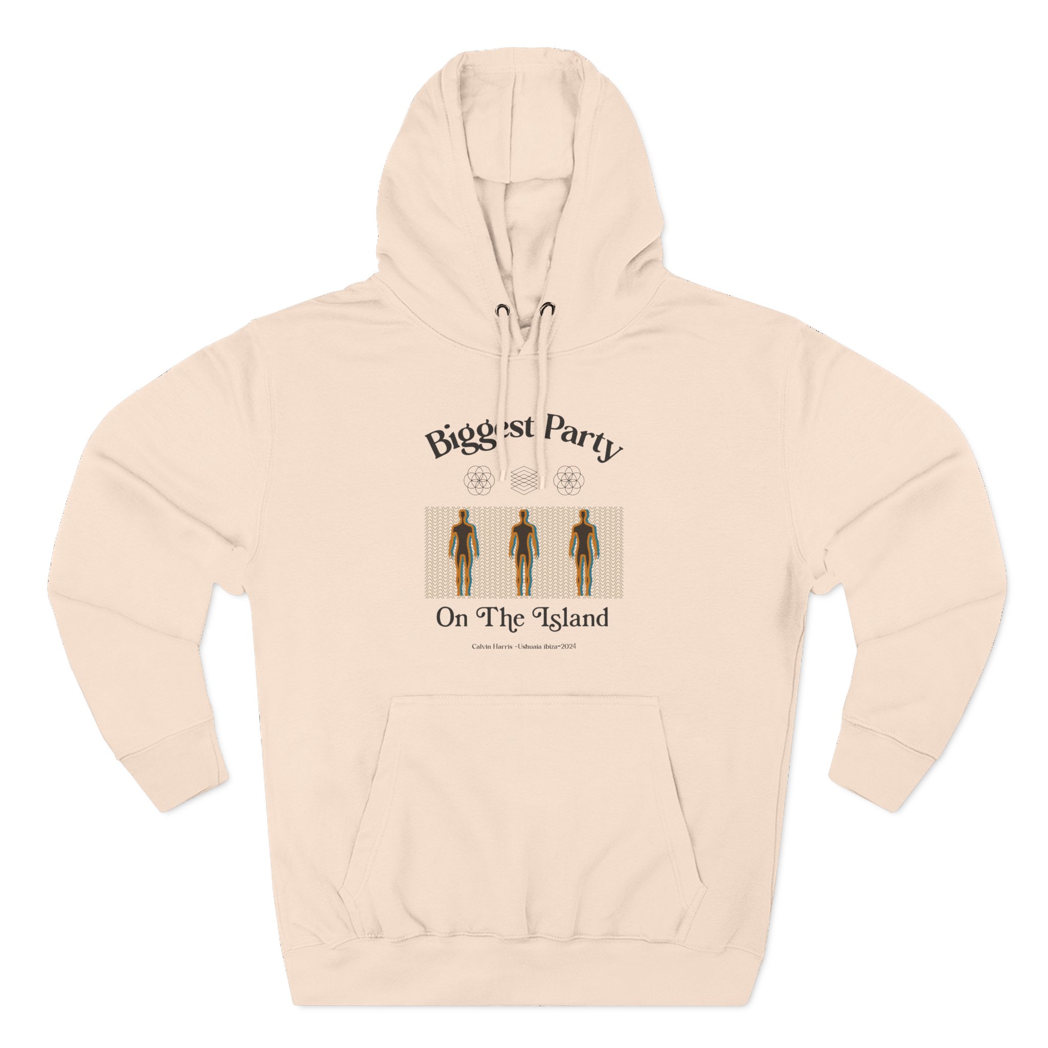 Calvin Harris Ushuaia Higher Island Party Three-Panel Fleece Hoodie