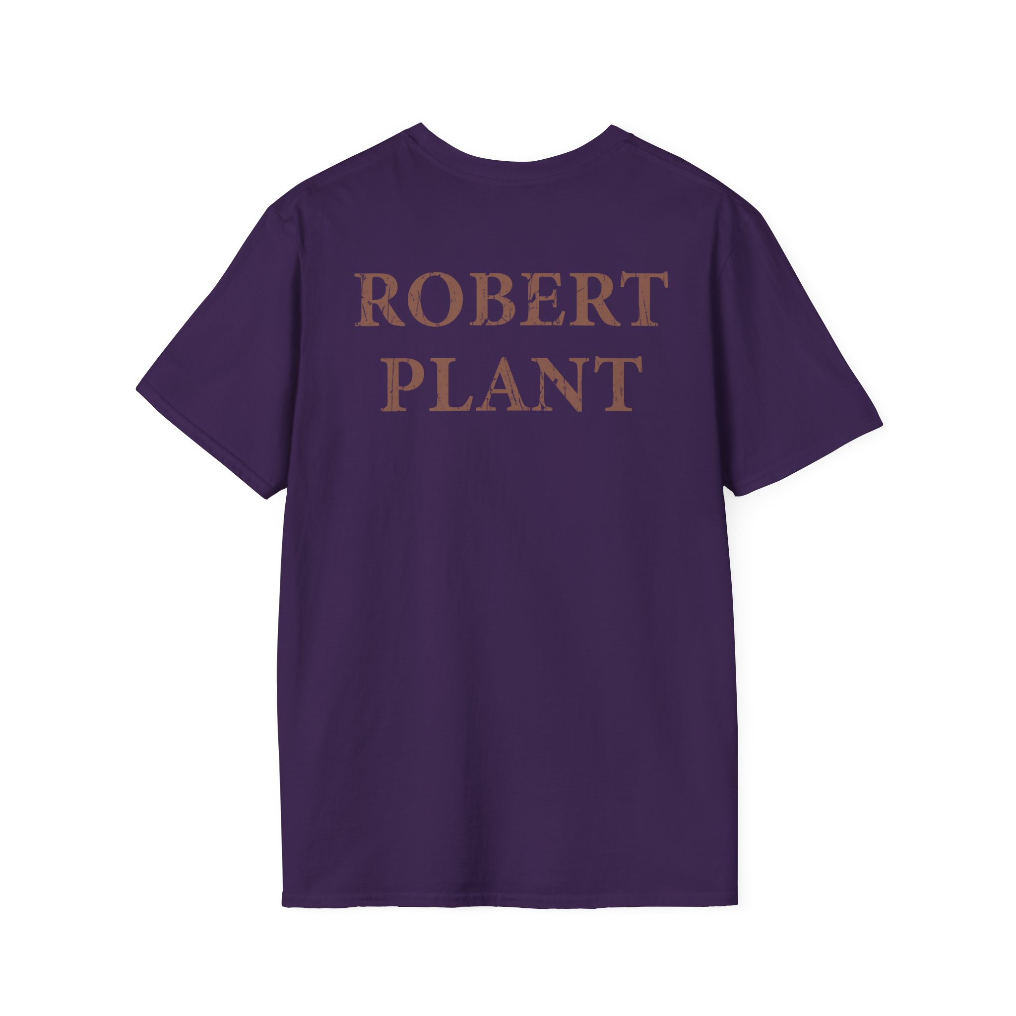 Robert Plant Distressed Feather Logo Unisex Softstyle T-Shirt
