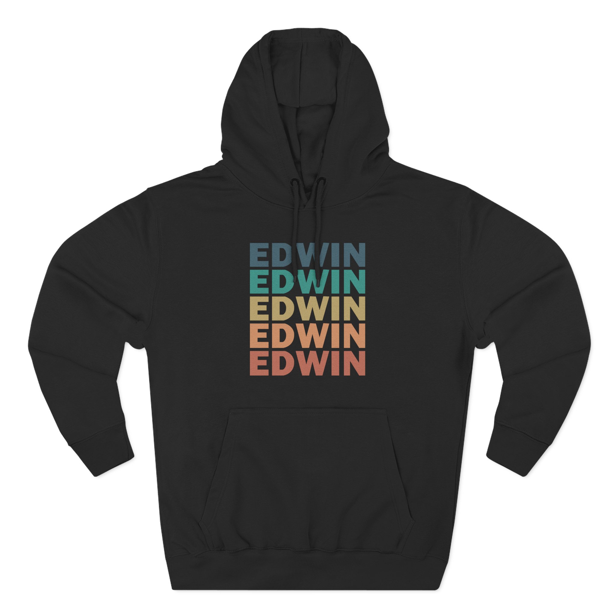 Edwin Rosen Retro Three-Panel Fleece Hoodie
