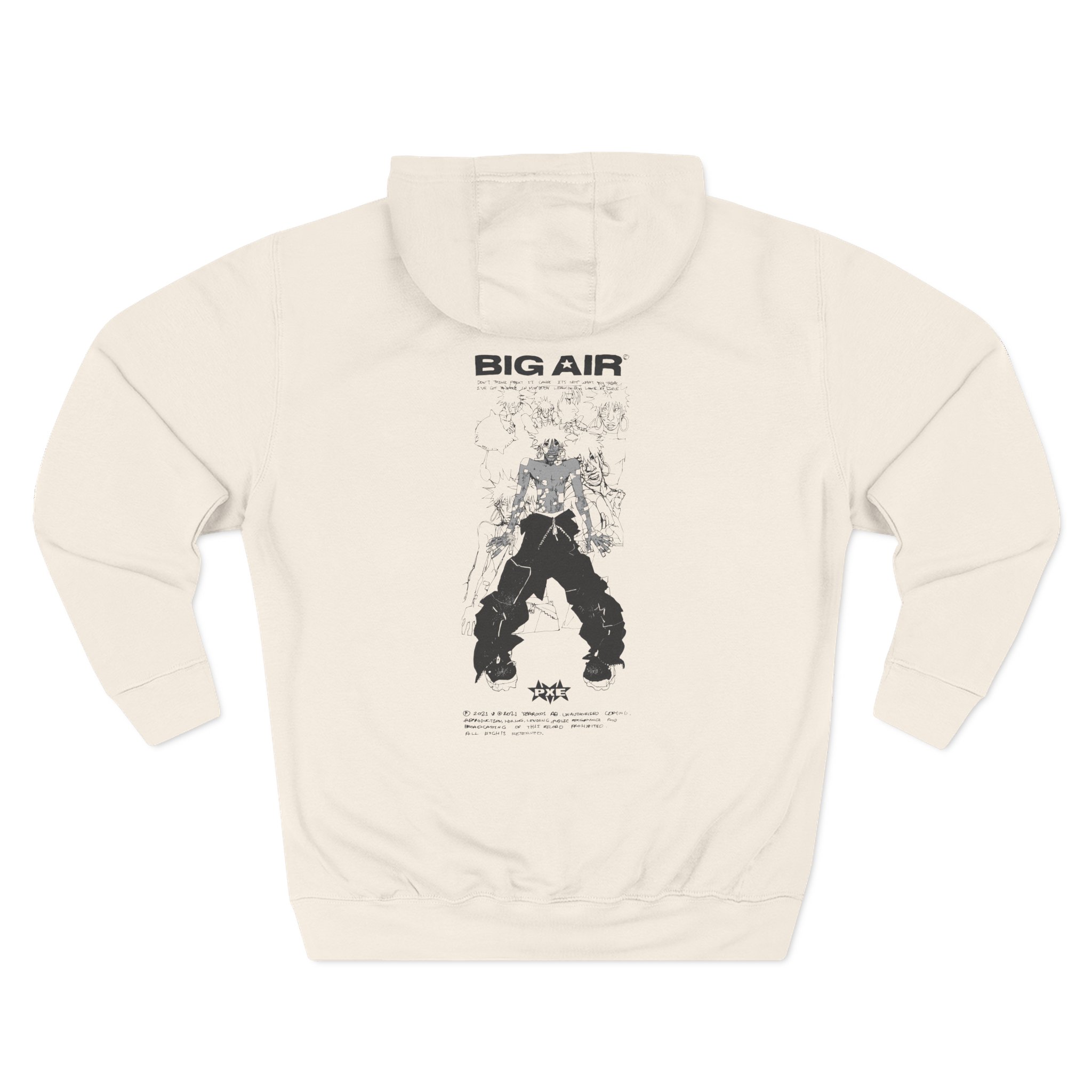 Ecco2k Pxe Three-Panel Fleece Hoodie