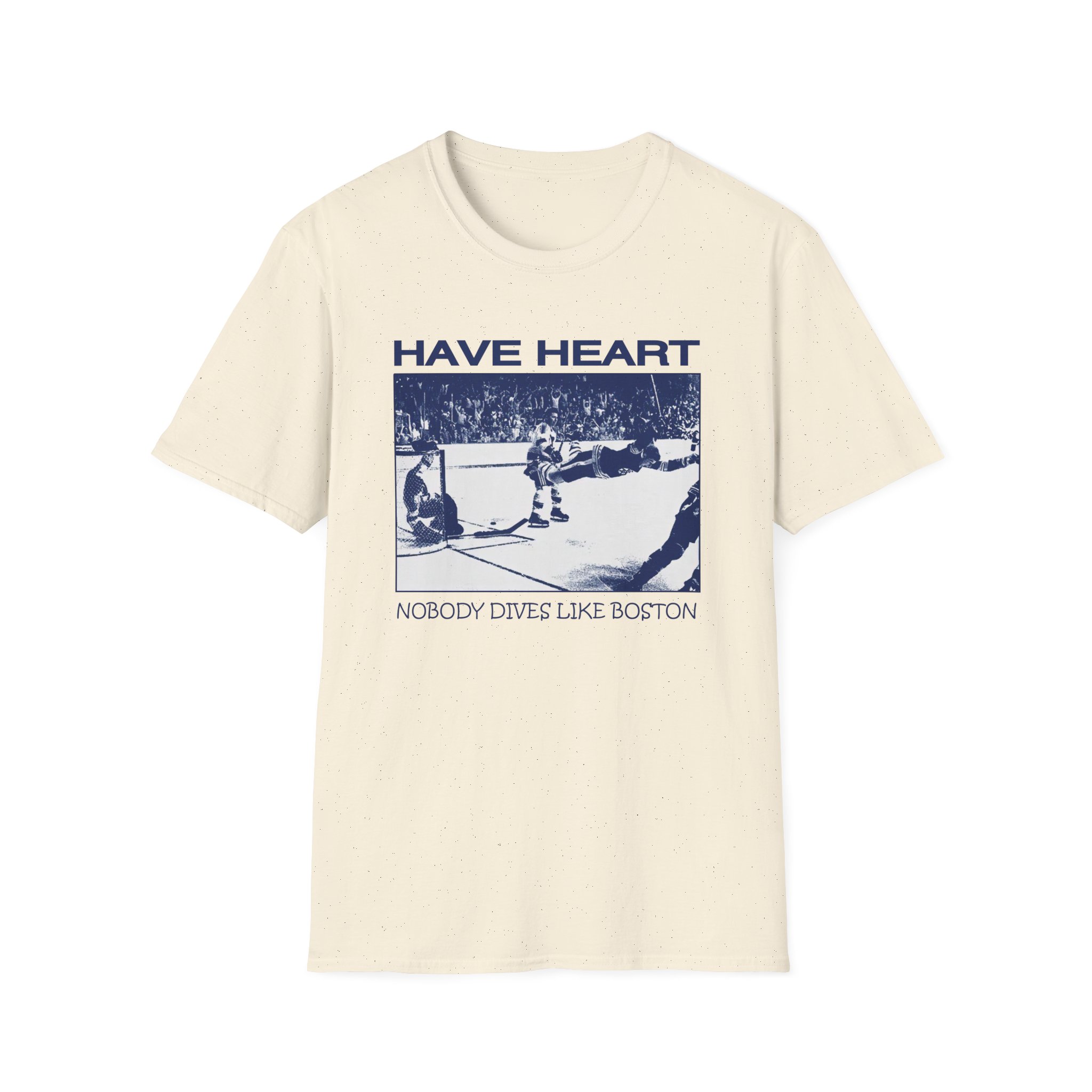 Have Heart Nobody Dives Like Boston Unisex Softstyle T-Shirt