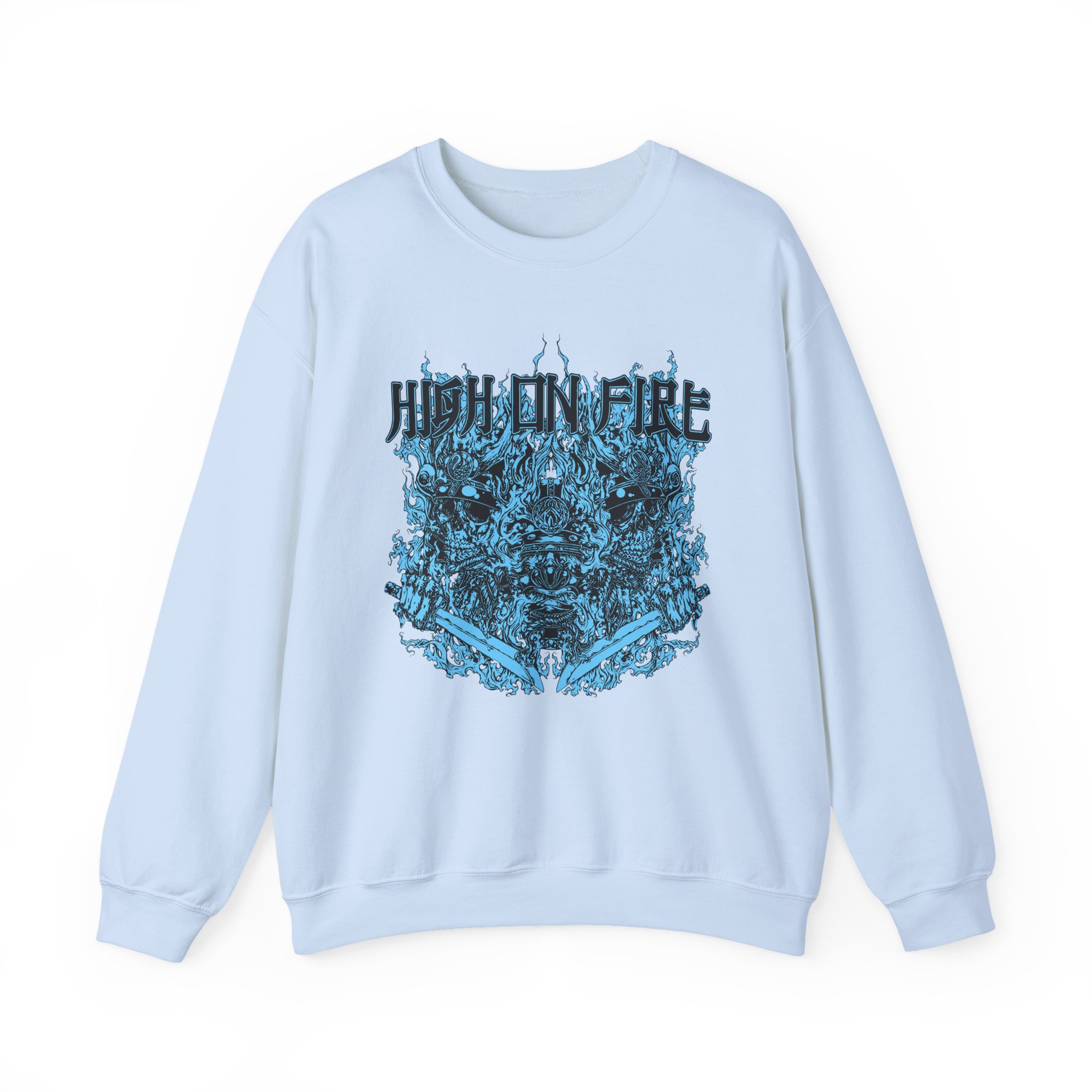 High on Fire Bastard Samurai Unisex Heavy Blendâ„¢ Crewneck Sweatshirt