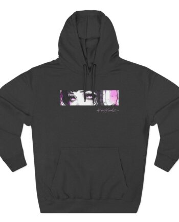 Kaskade Anime Eyes Three-Panel Fleece Hoodie