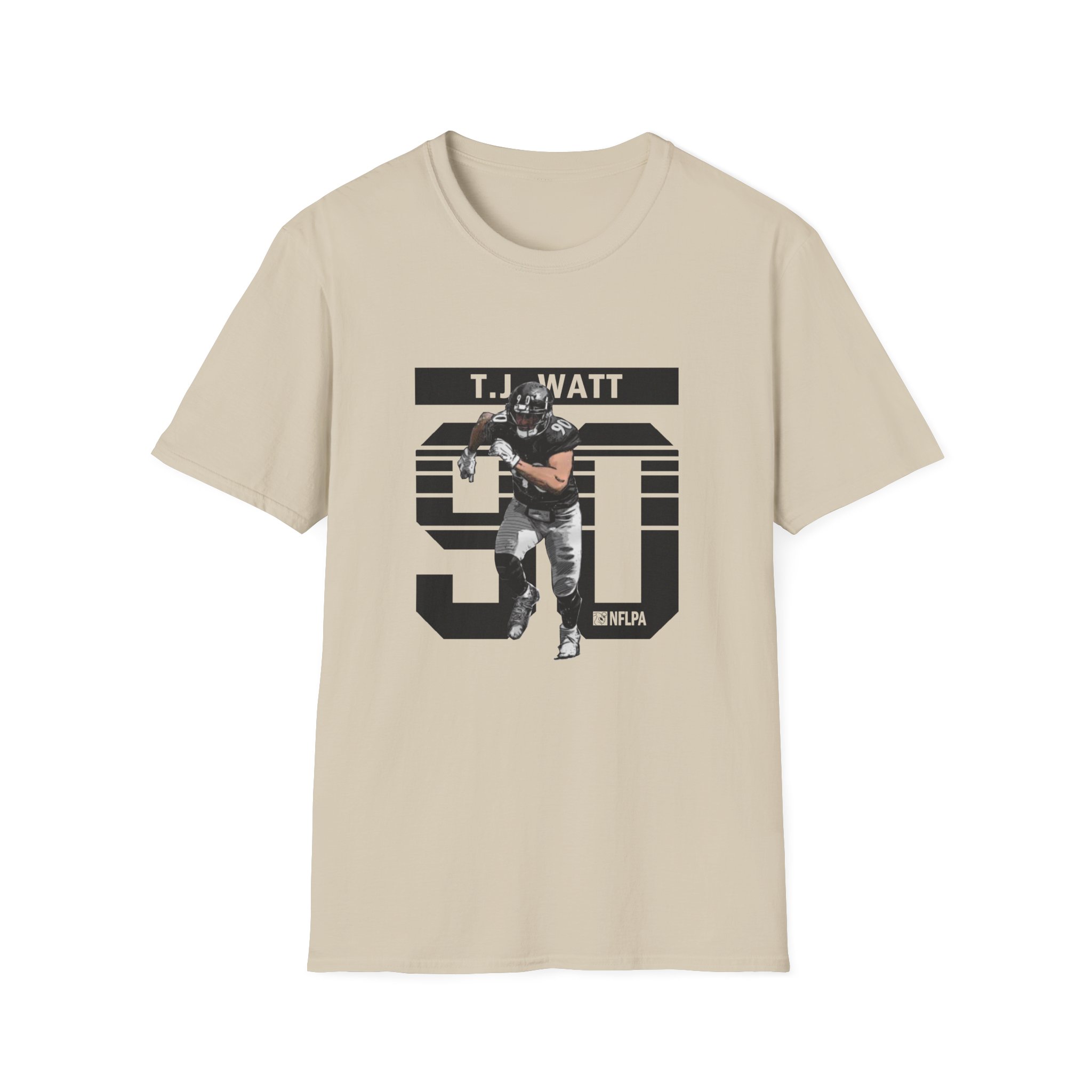 Tj Watt Grunge Unisex Softstyle T-Shirt