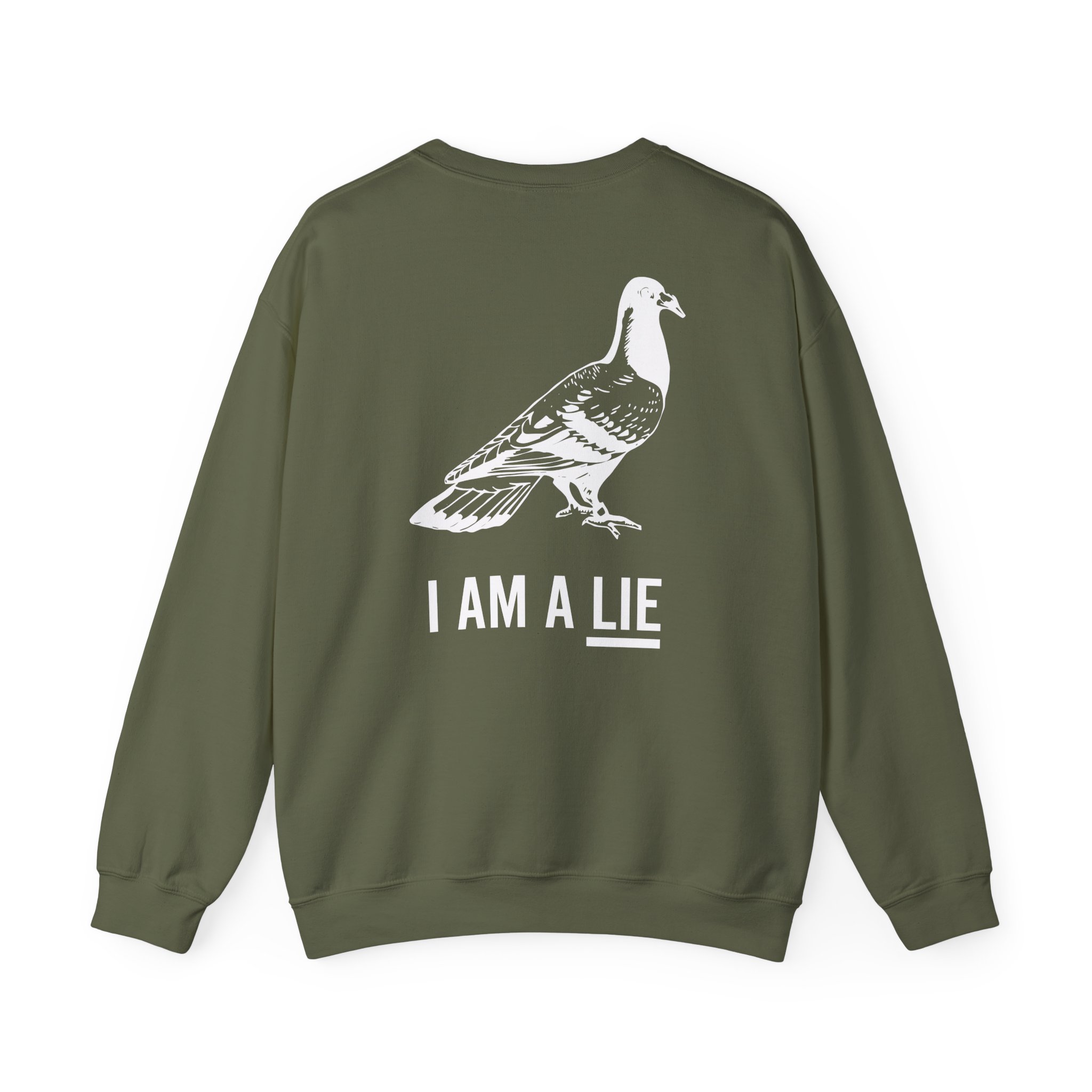 Birds Arent Real I am a Lie Unisex Heavy Blendâ„¢ Crewneck Sweatshirt