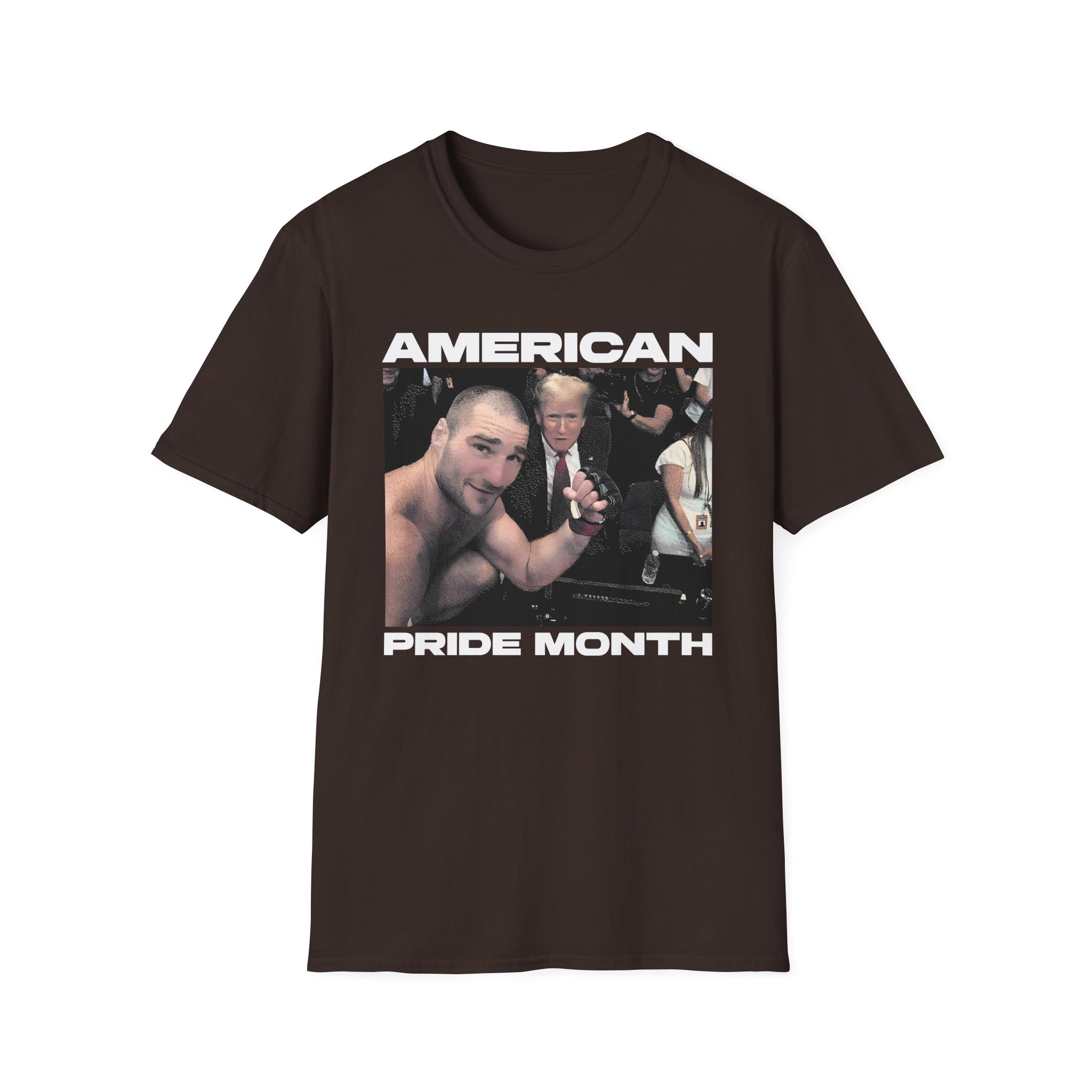 Sean Strickland American Pride Month Unisex Softstyle T-Shirt