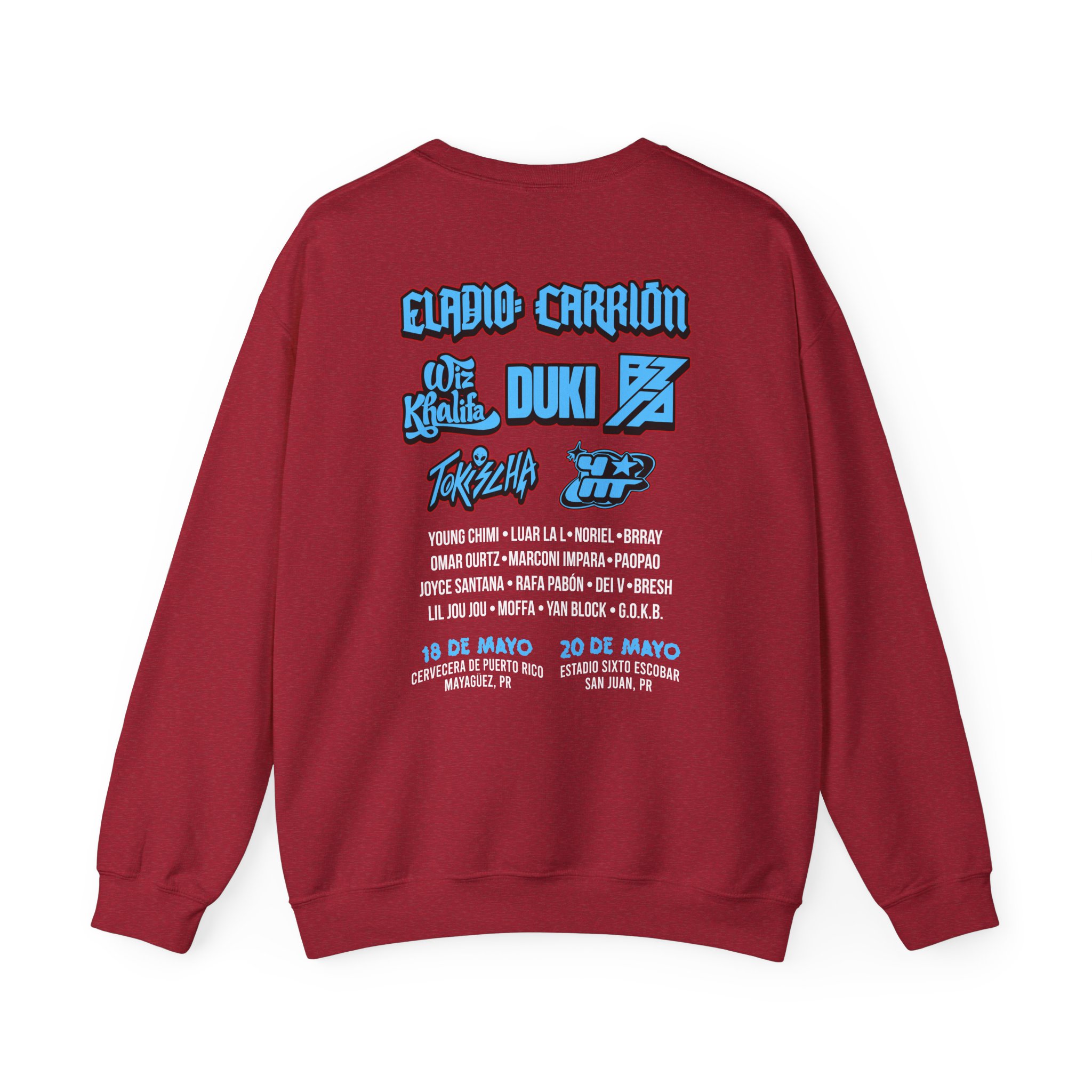 Eladio Carrion Sauce Boyz Fes Unisex Heavy Blendâ„¢ Crewneck Sweatshirt
