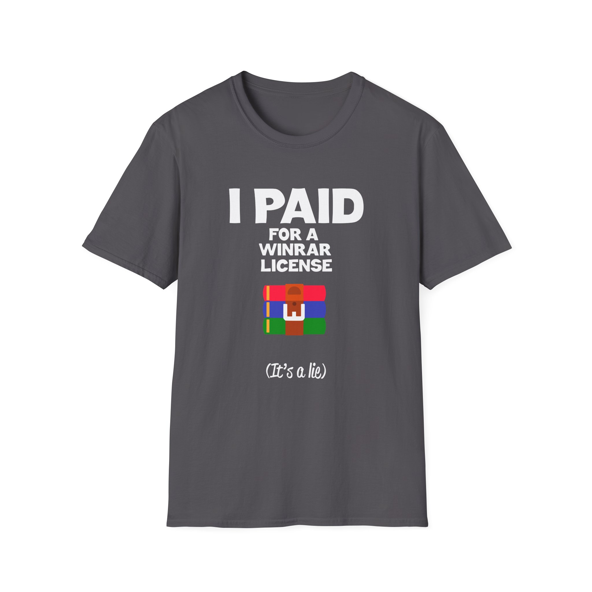 Winrar I Paid for a License Unisex Softstyle T-Shirt