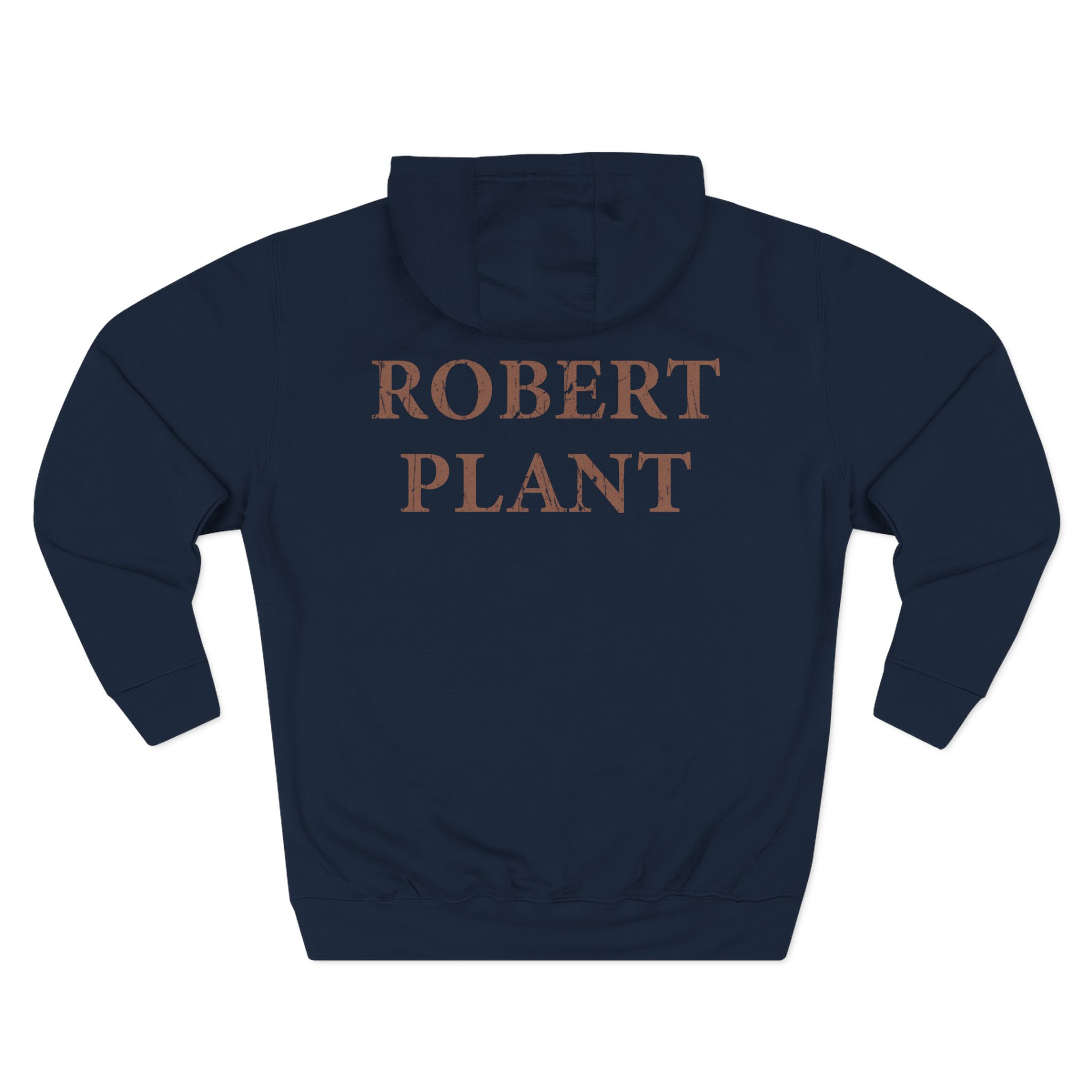 Robert Plant Distressed Feather Logo Three-Panel Fleece Hoodie