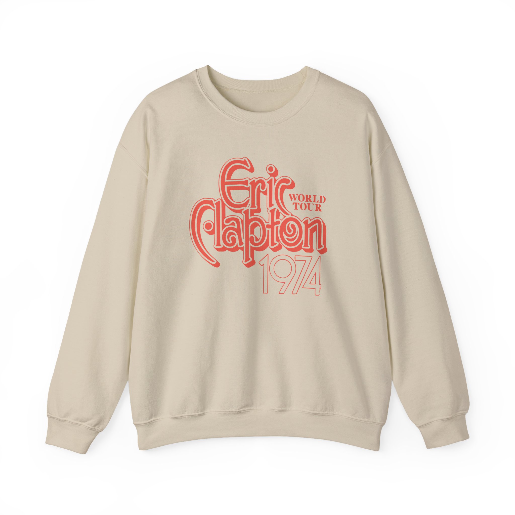 Eric Clapton World Tour 1974 Unisex Heavy Blendâ„¢ Crewneck Sweatshirt