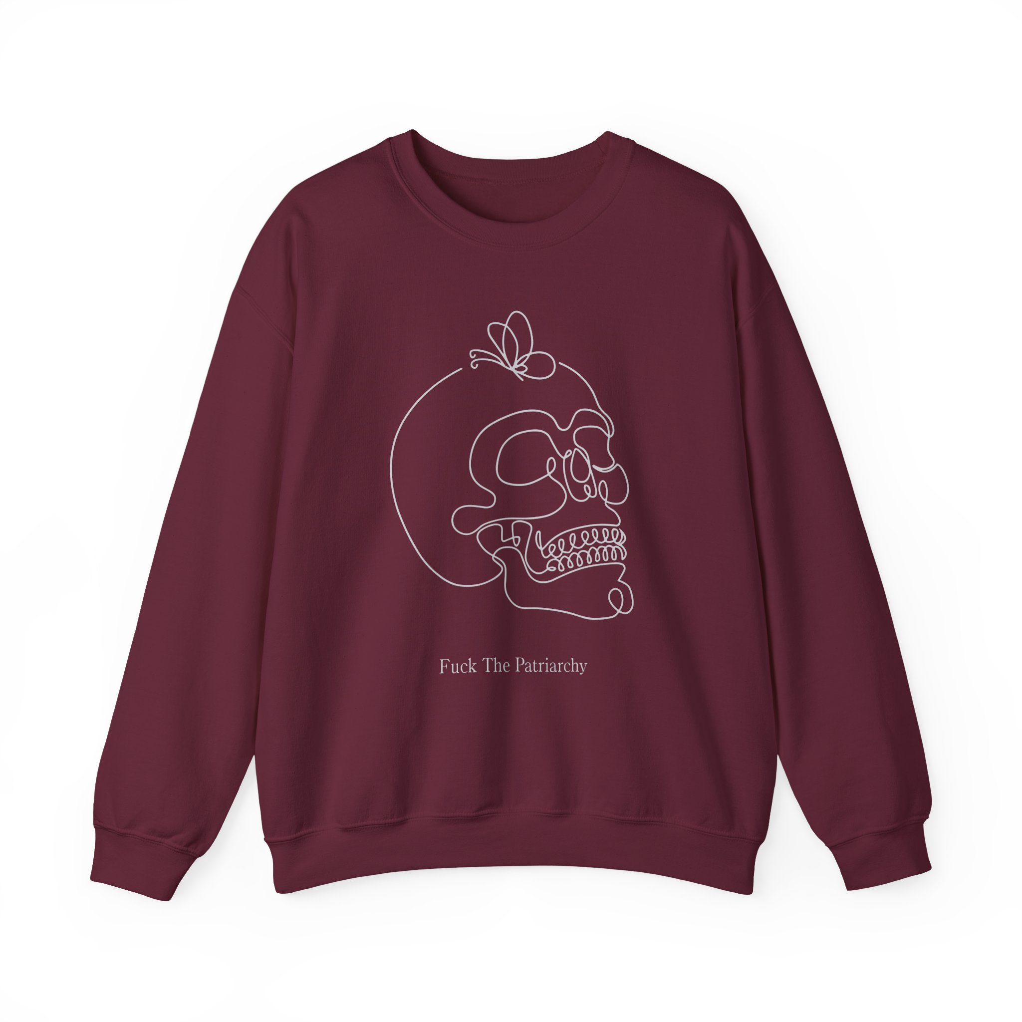 Qtcinderella Fuck the Patriarchy Unisex Heavy Blendâ„¢ Crewneck Sweatshirt