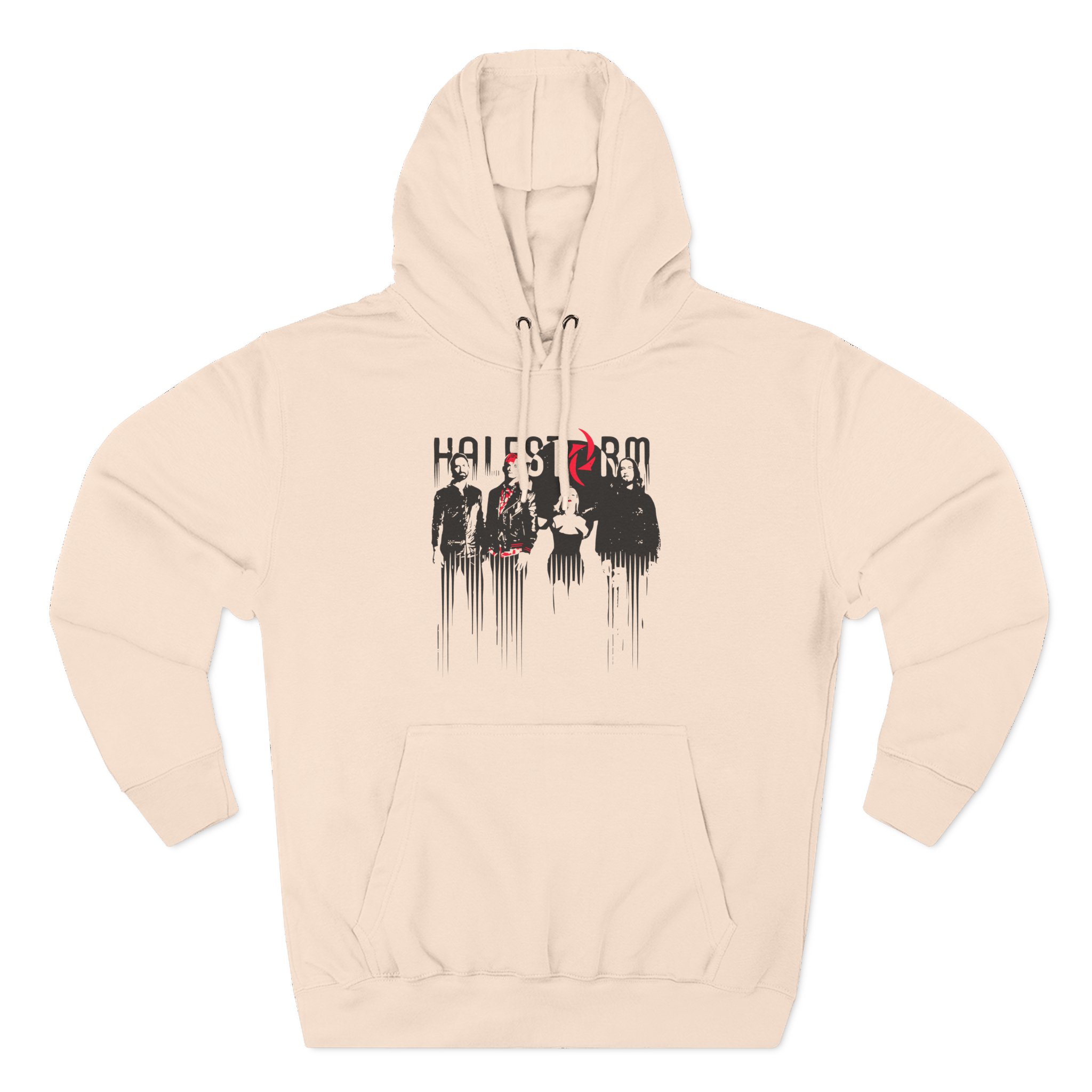 Halestorm X I Prevail Can U See Me in the Dark Three-Panel Fleece Hoodie