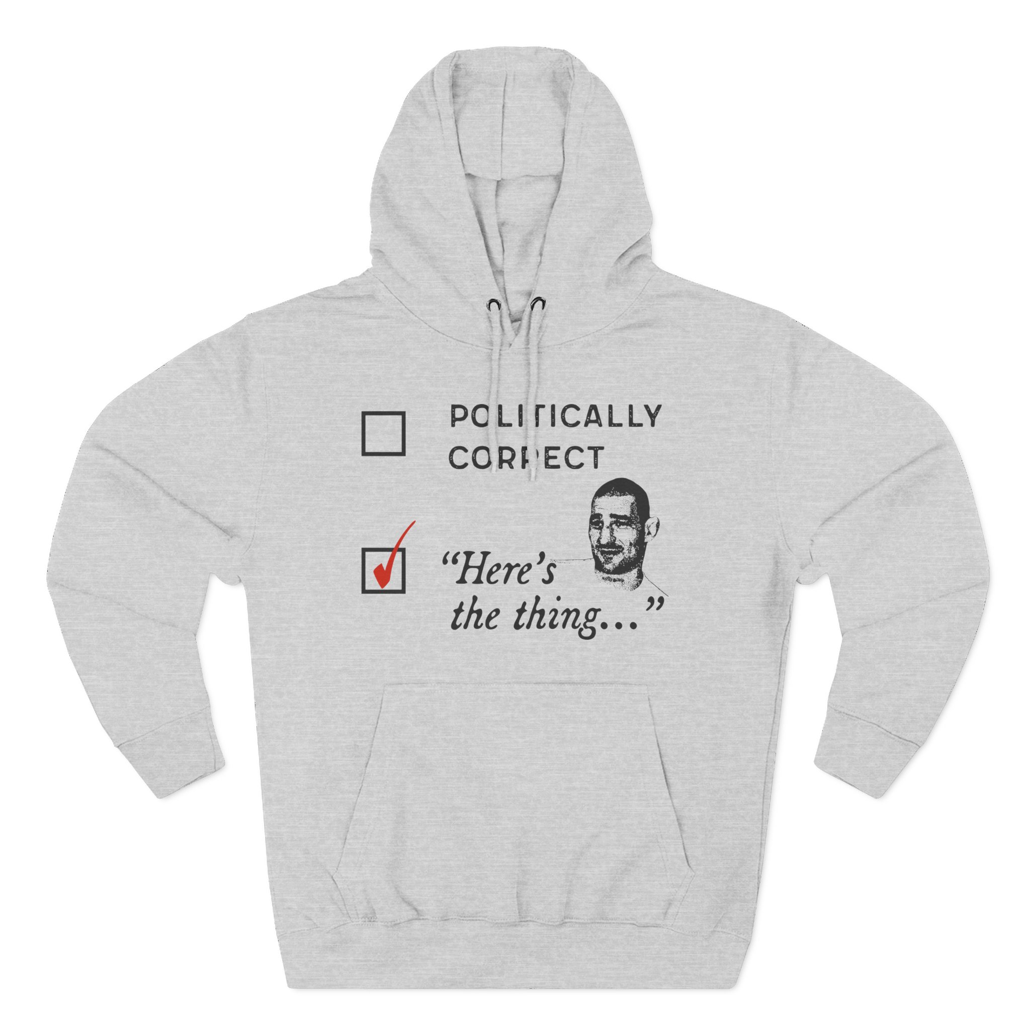 Sean Strickland Here's the Thing Three-Panel Fleece Hoodie