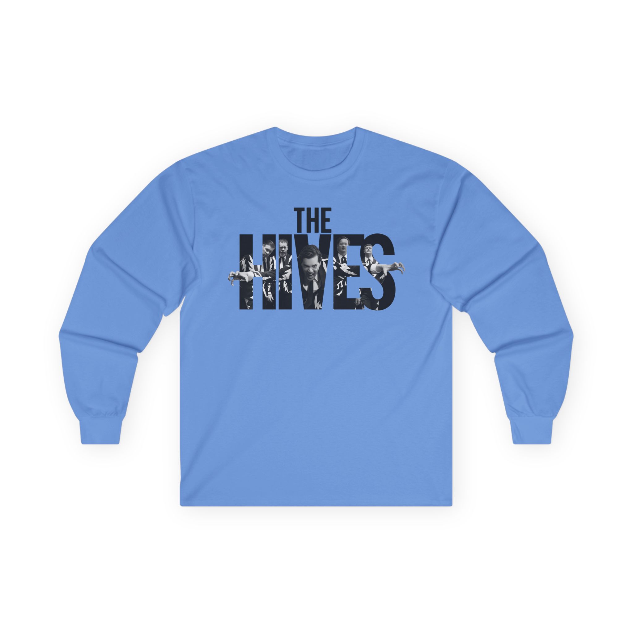 The Hives Logo Photo Infill Unisex Ultra Cotton Long Sleeve Tee