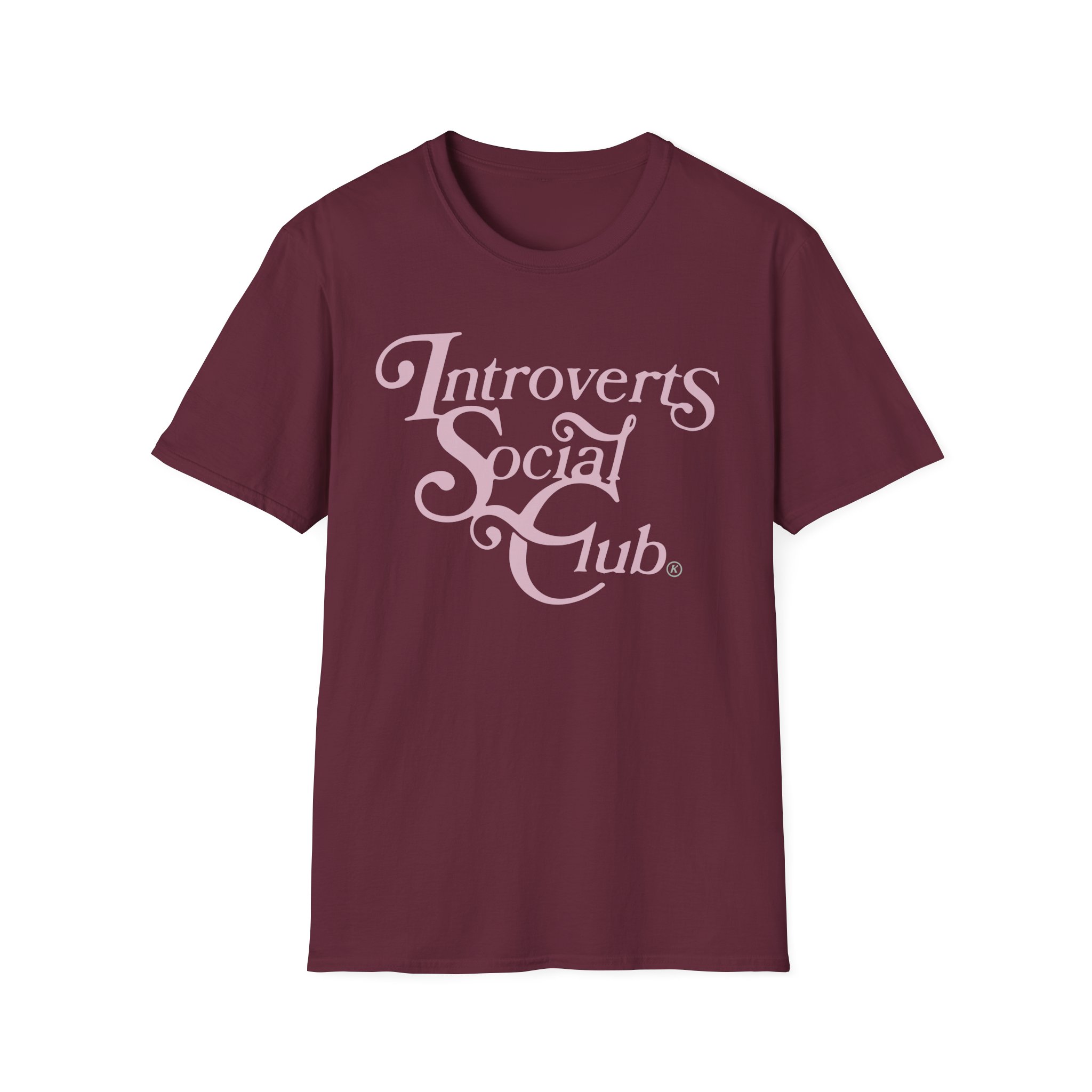 Kallmekris Introverts Social Club Unisex Softstyle T-Shirt