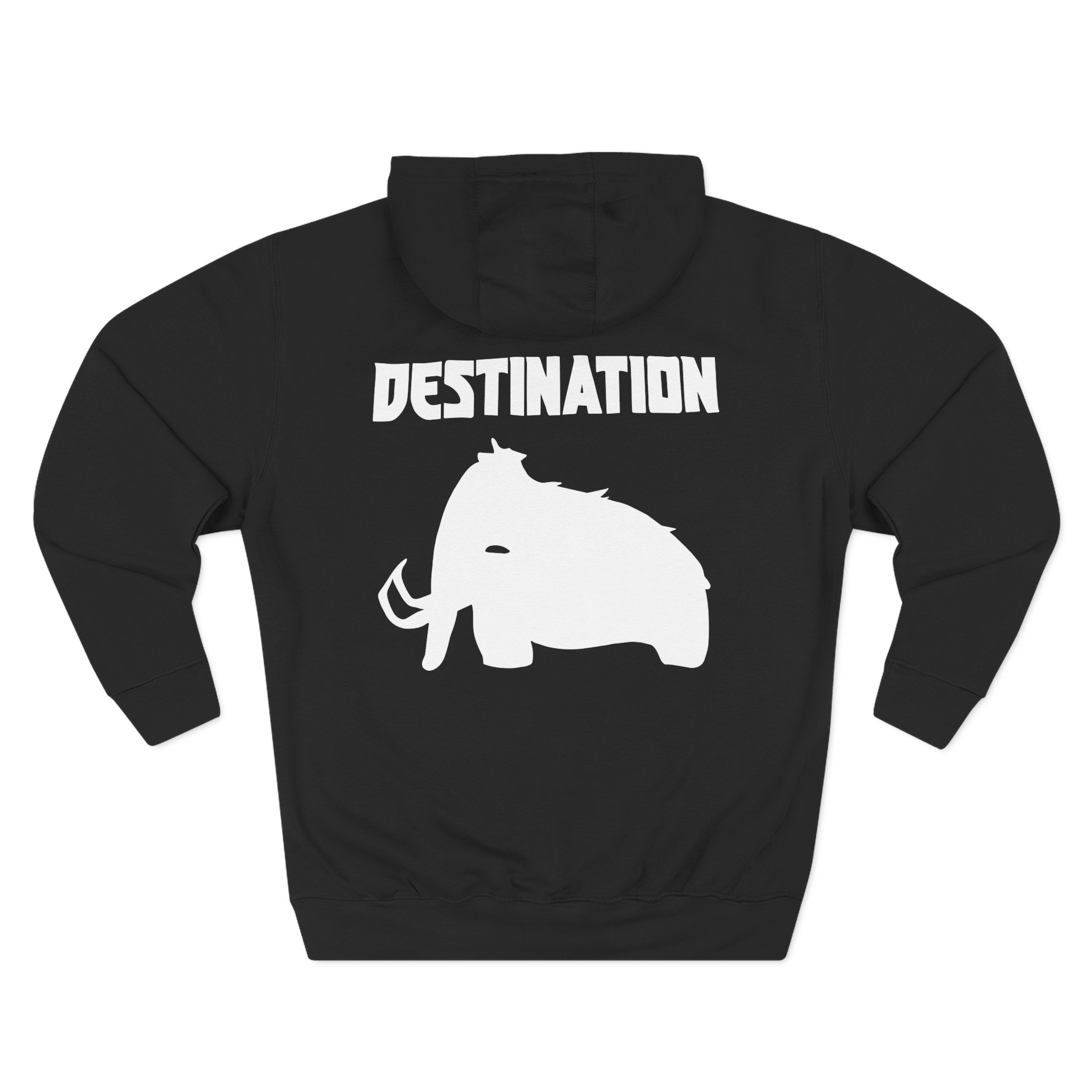 Wooli Destination Three-Panel Fleece Hoodie