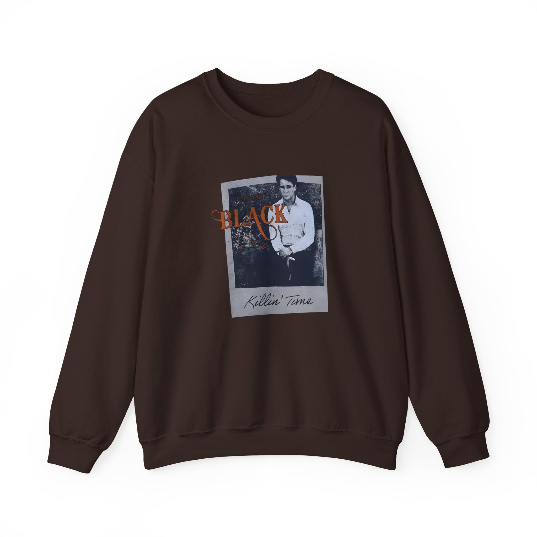 Clint Black Polaroid Photo Unisex Heavy Blendâ„¢ Crewneck Sweatshirt