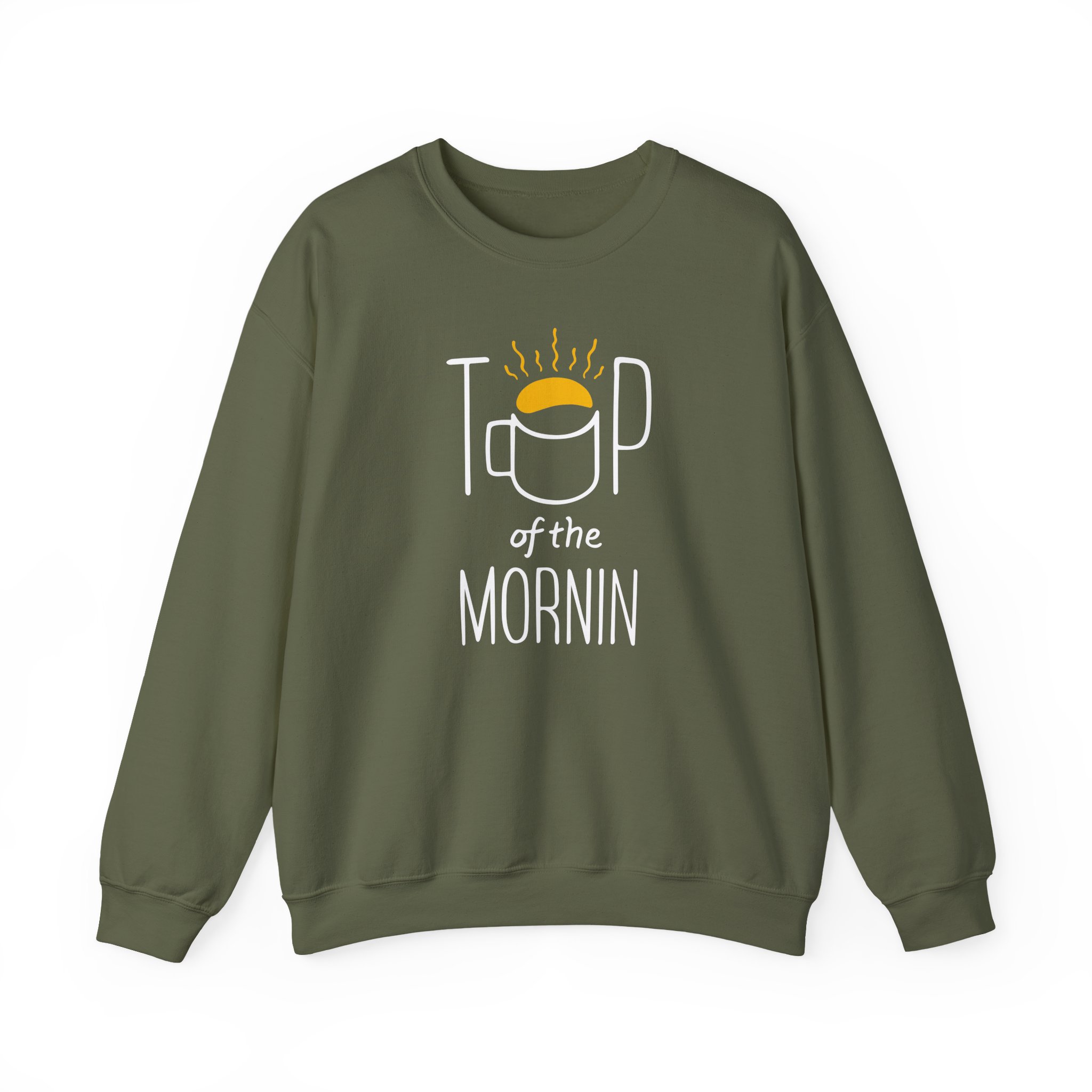 Top of the Morning Coffee Unisex Heavy Blendâ„¢ Crewneck Sweatshirt