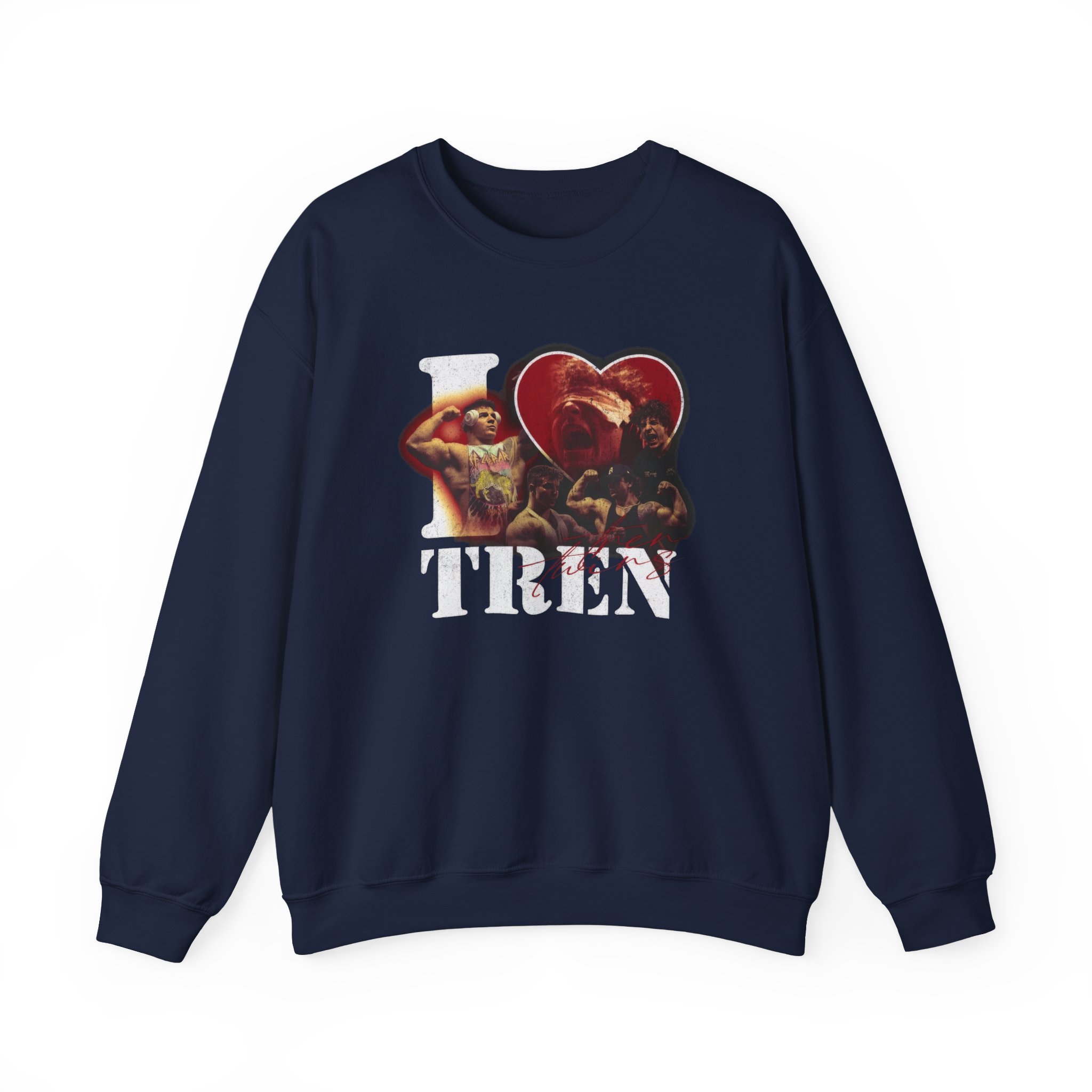 I Love Tren Tren Twins Unisex Heavy Blendâ„¢ Crewneck Sweatshirt