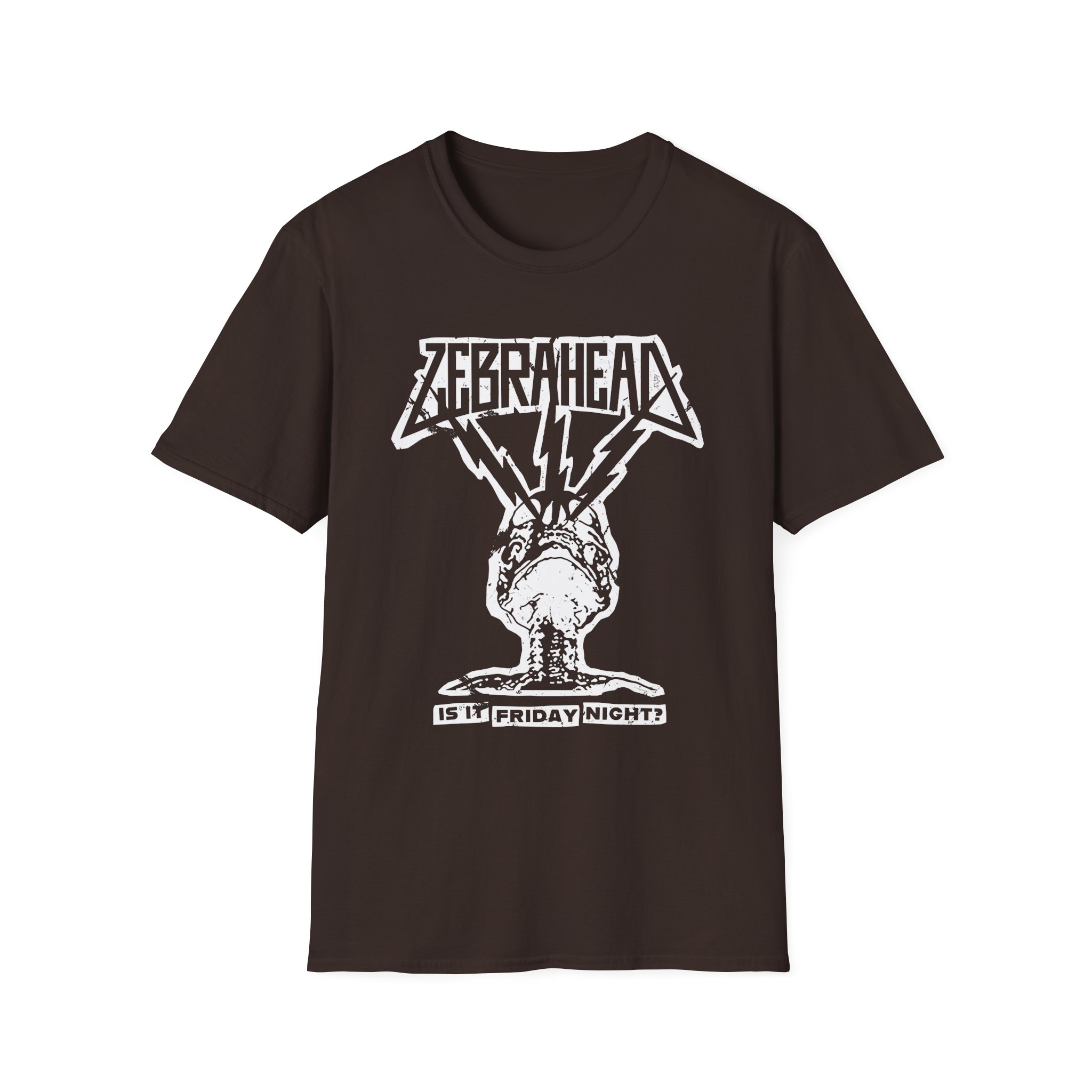 Zebrahead Lightning Skull Friday night tour Unisex Softstyle T-Shirt