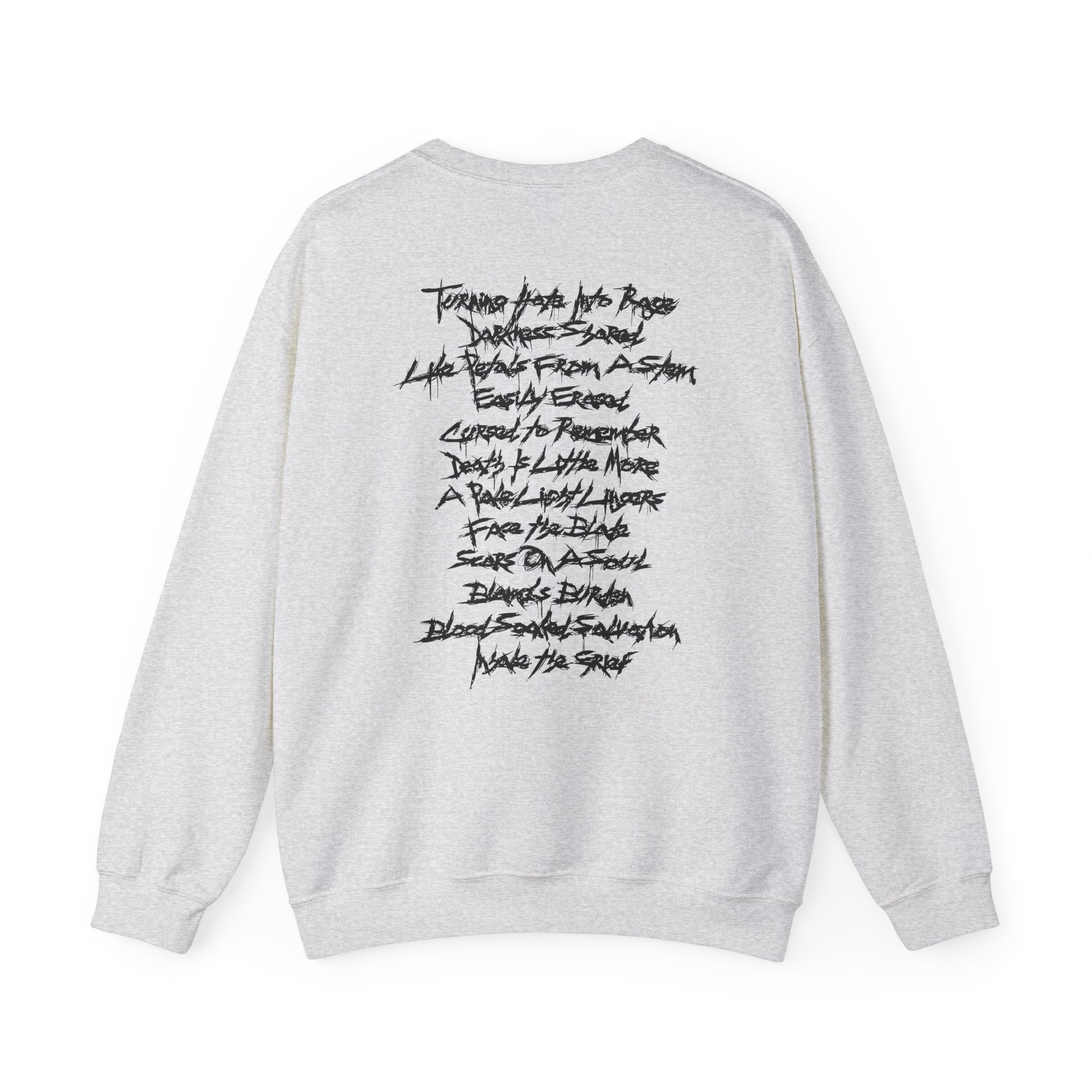 Boundaries Dilm Tracklist Unisex Heavy Blendâ„¢ Crewneck Sweatshirt