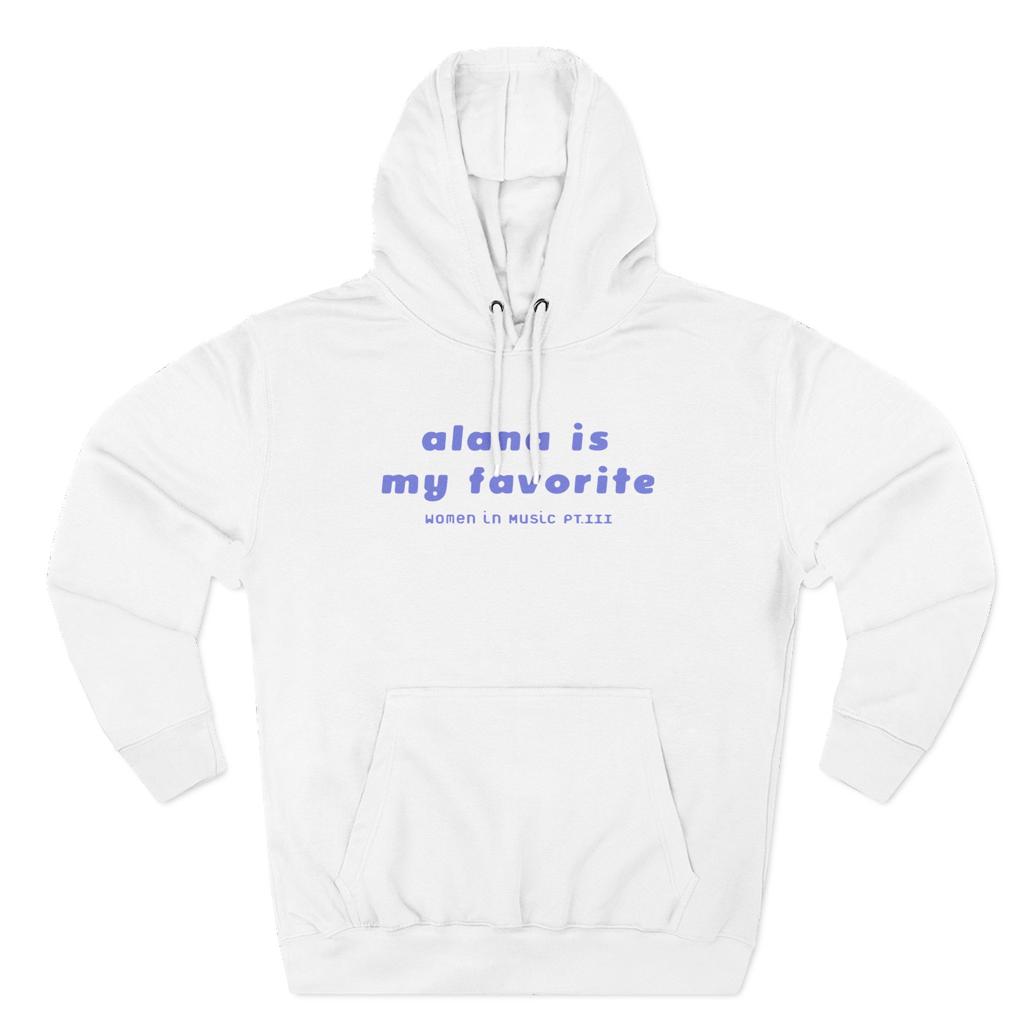 Haim Merch Este is My Favorite Three-Panel Fleece Hoodie