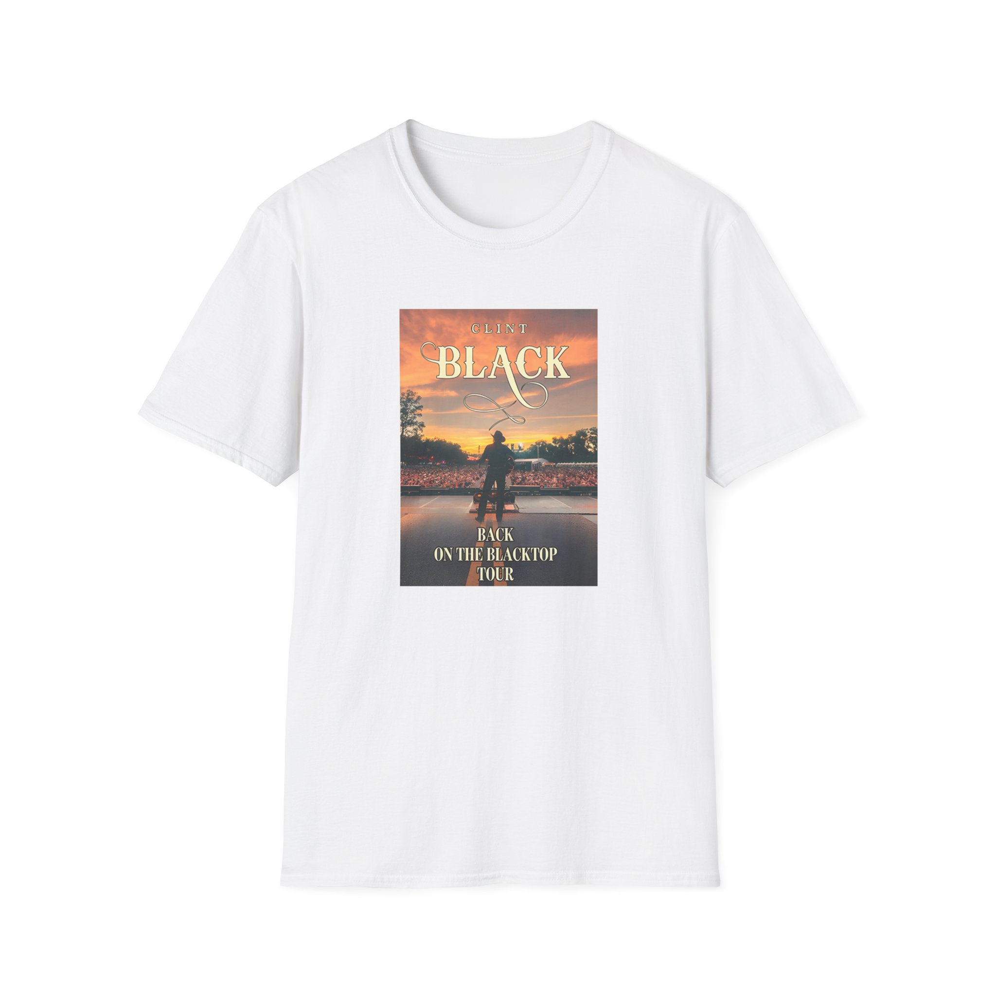 Clint Black Blacktop Unisex Softstyle T-Shirt