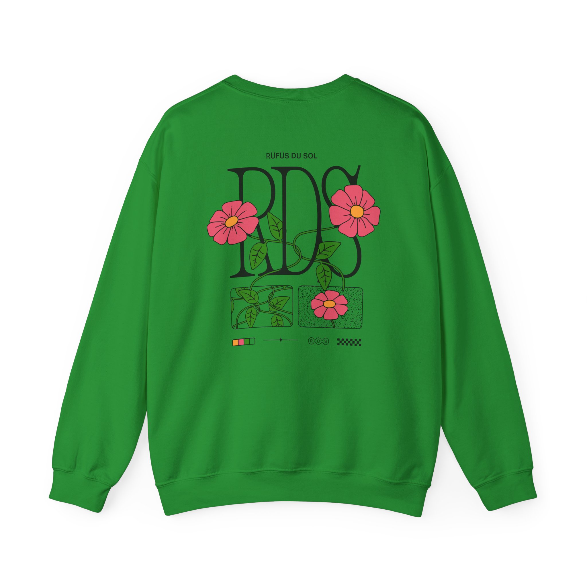 Rufus Du Sol Flower Ecru Unisex Heavy Blendâ„¢ Crewneck Sweatshirt