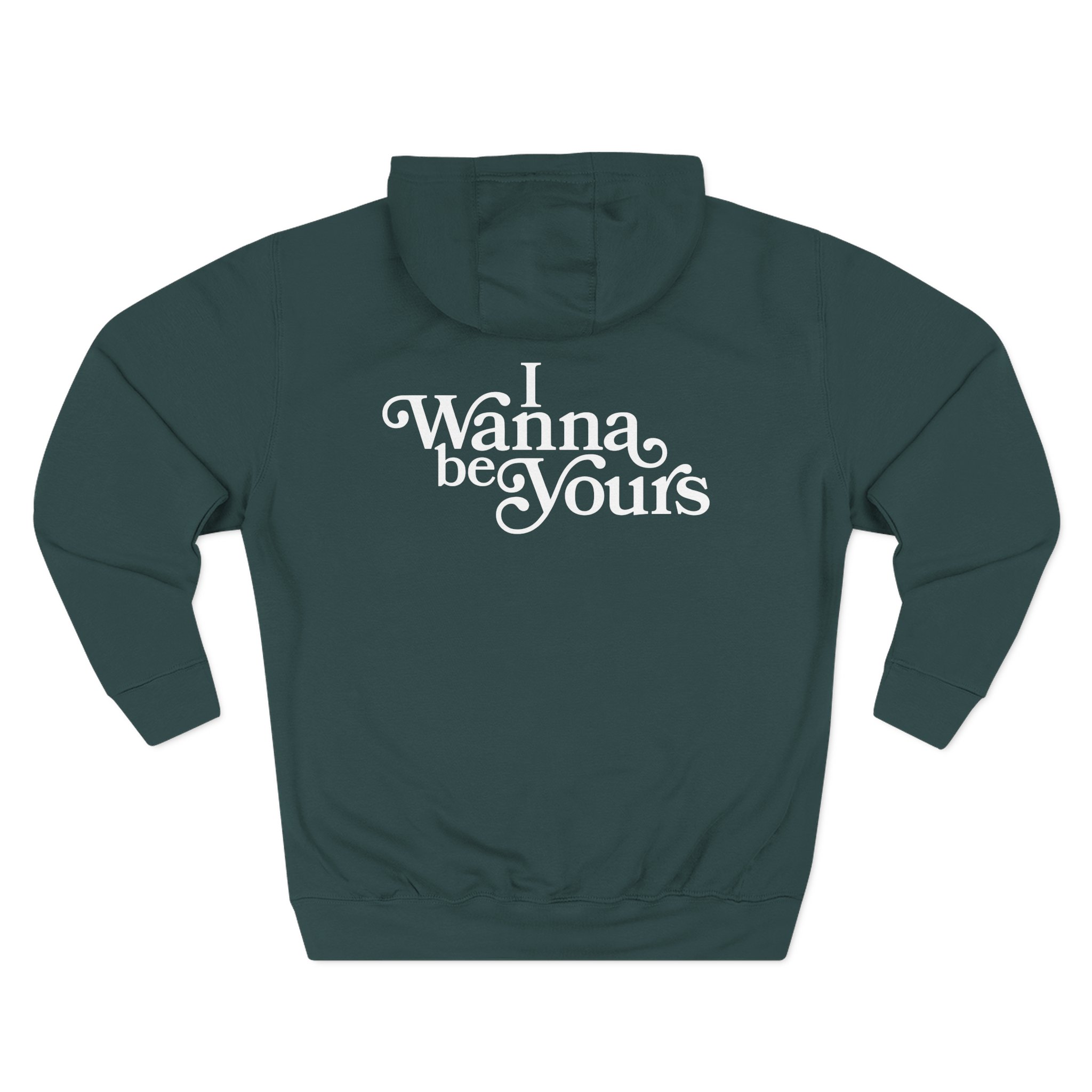 Arctic Monkeys I Wanna Be Yours Lyric Three-Panel Fleece Hoodie