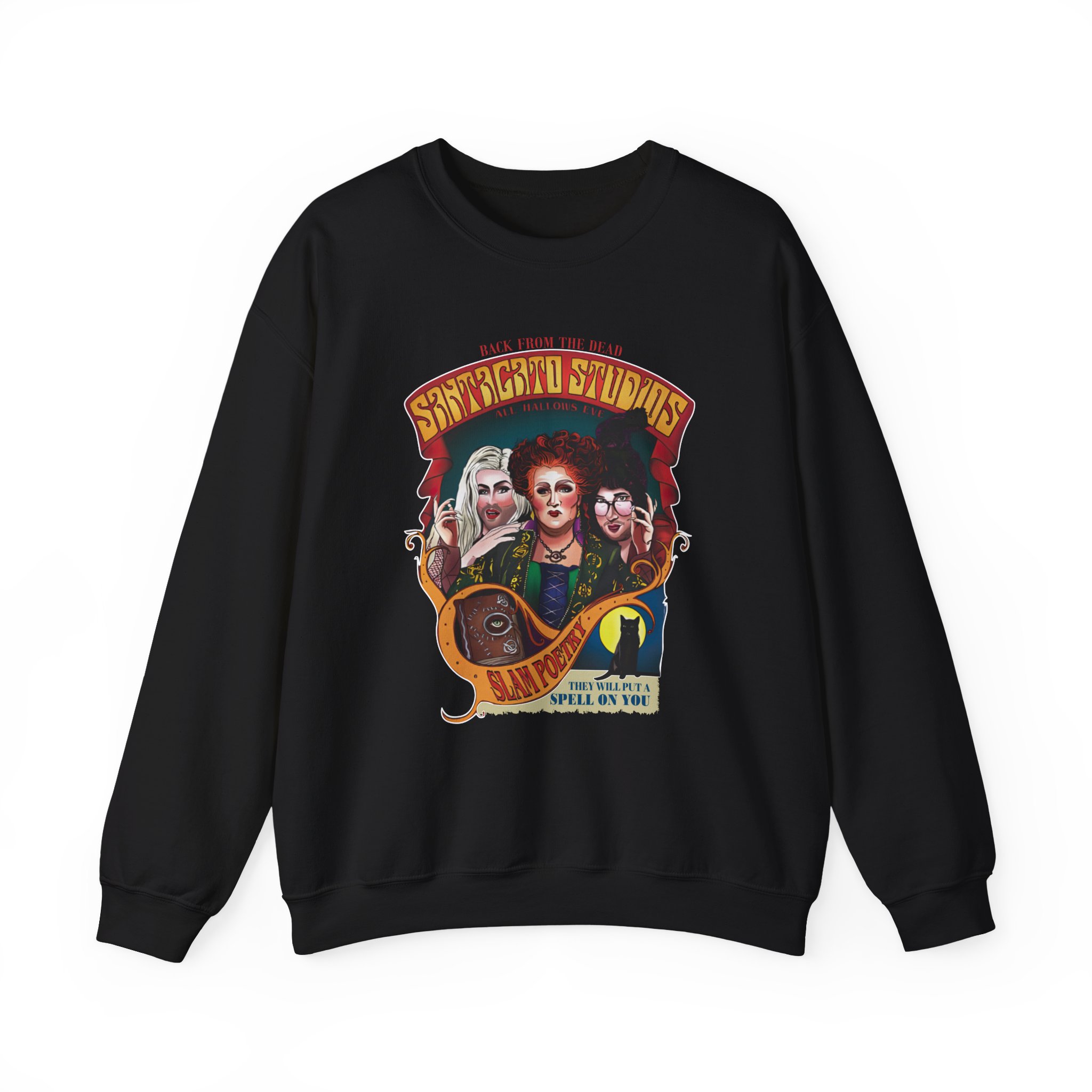 The Basement Yard Hocus Pocus Slam Poetry Unisex Heavy Blendâ„¢ Crewneck Sweatshirt