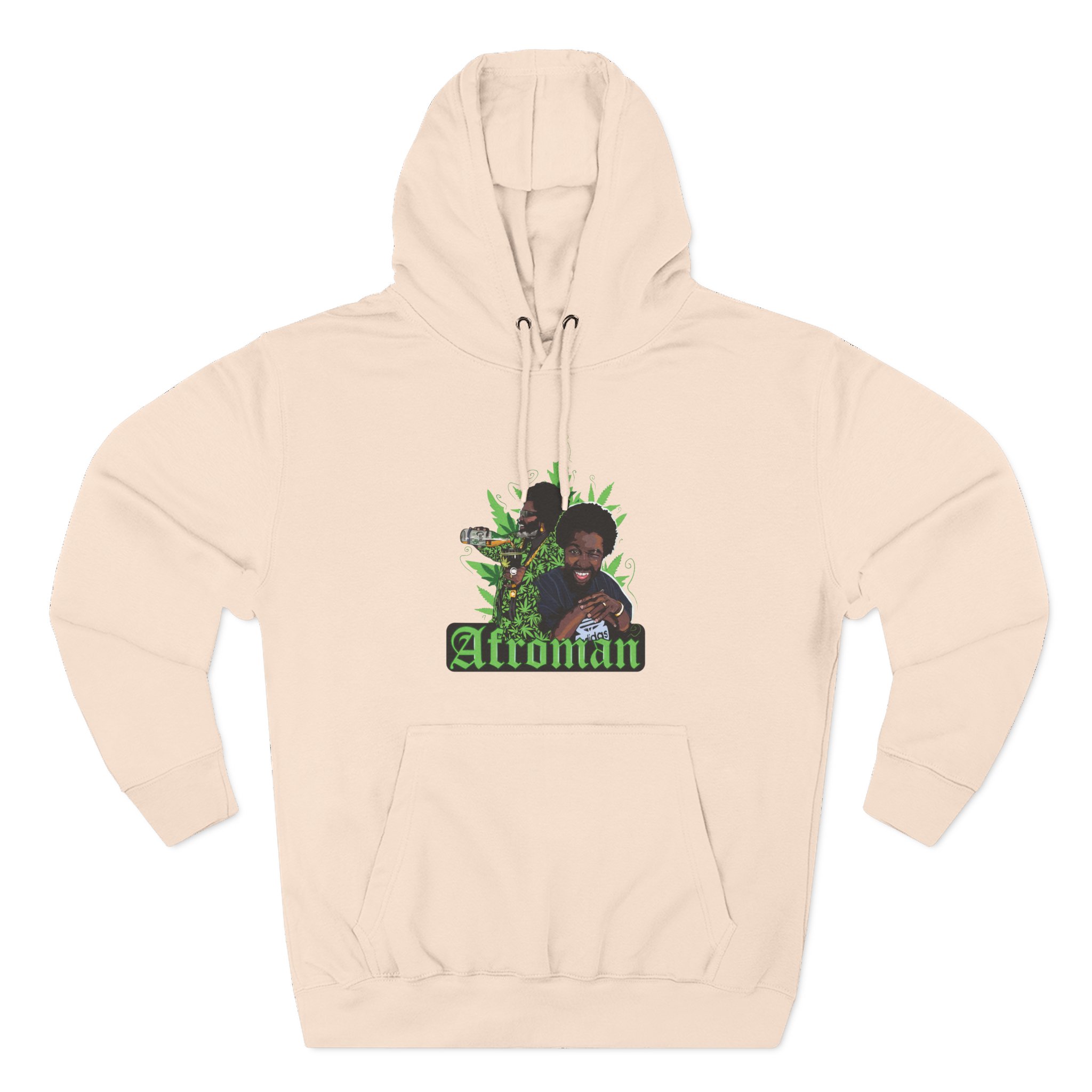 Afroman version 3 Three-Panel Fleece Hoodie