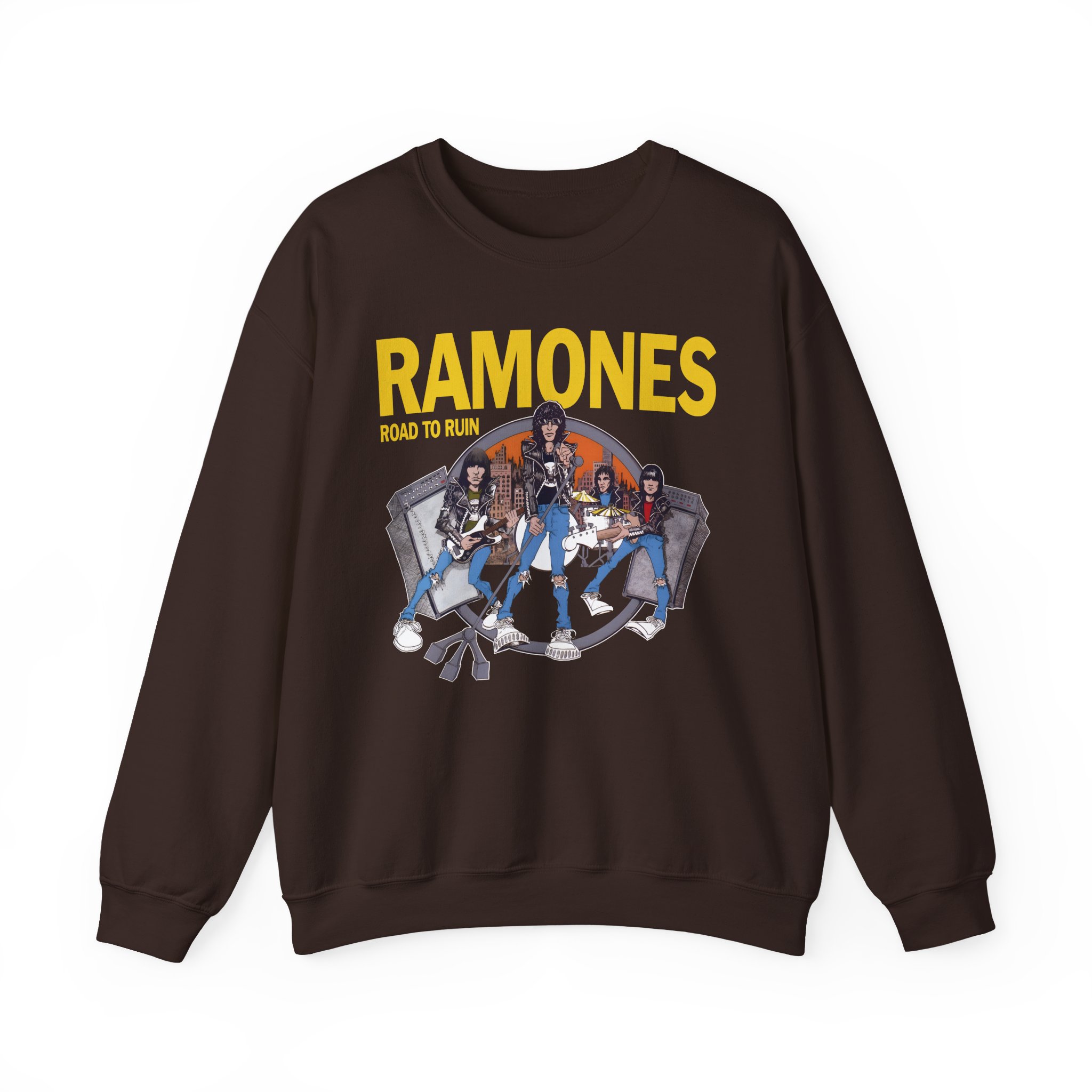 Ramones Ramones I Wanna Be Sedated Unisex Heavy Blendâ„¢ Crewneck Sweatshirt